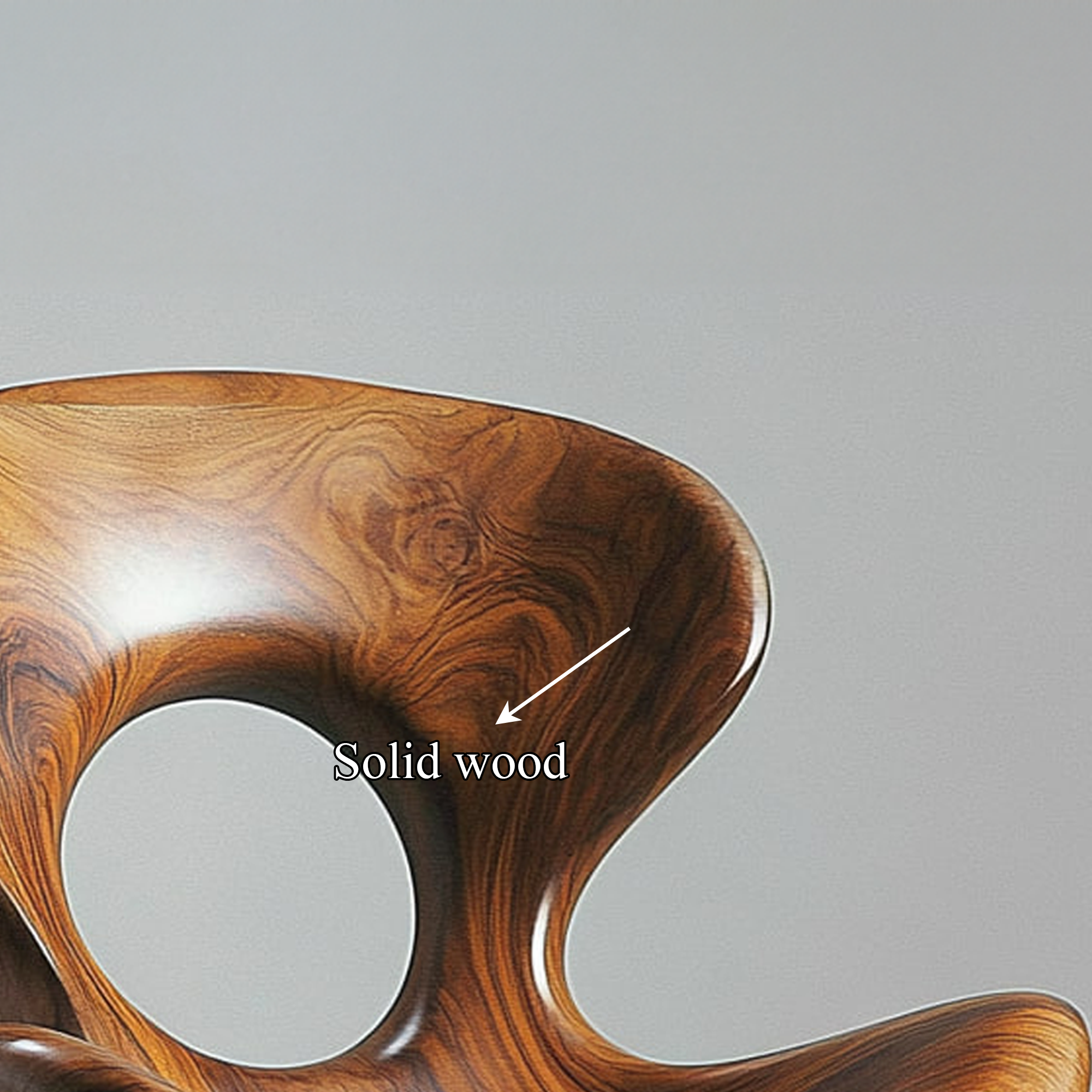 Organic Modern Luxury Accent Chair Living Room Or Lounge SINLKIWC014