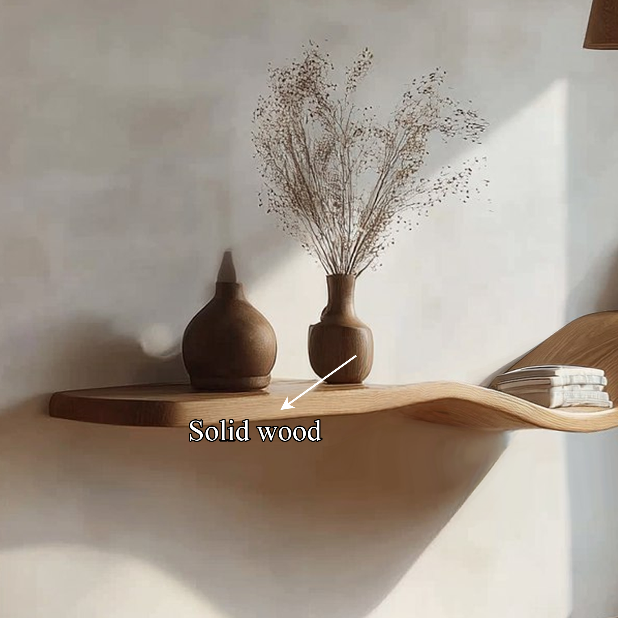 Organic Modern Wave Shelf Living Room Or Bedroom SINLKIFL266