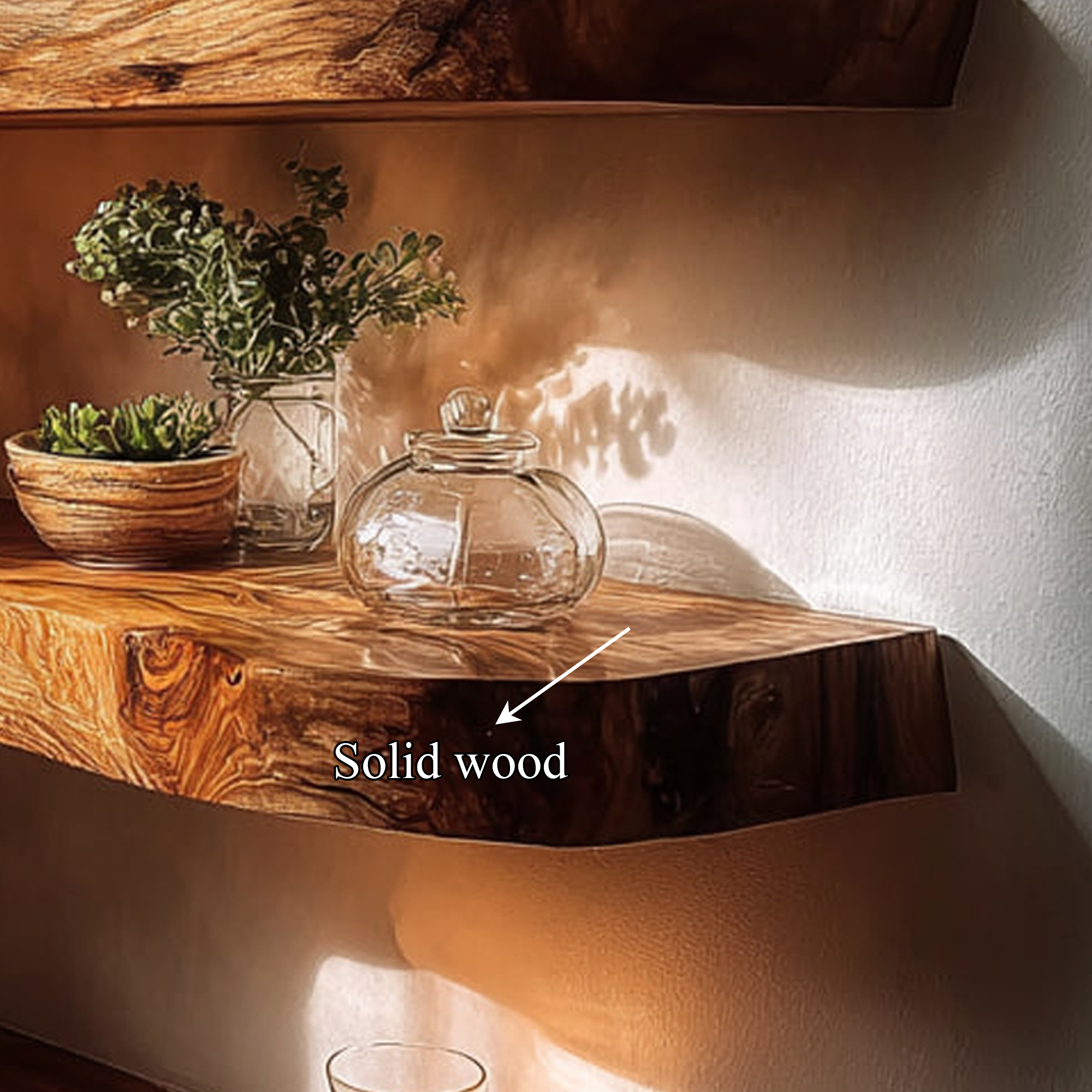 Rustic Floating Shelf Entryway Wall Storage And Decor SINLKIFL169