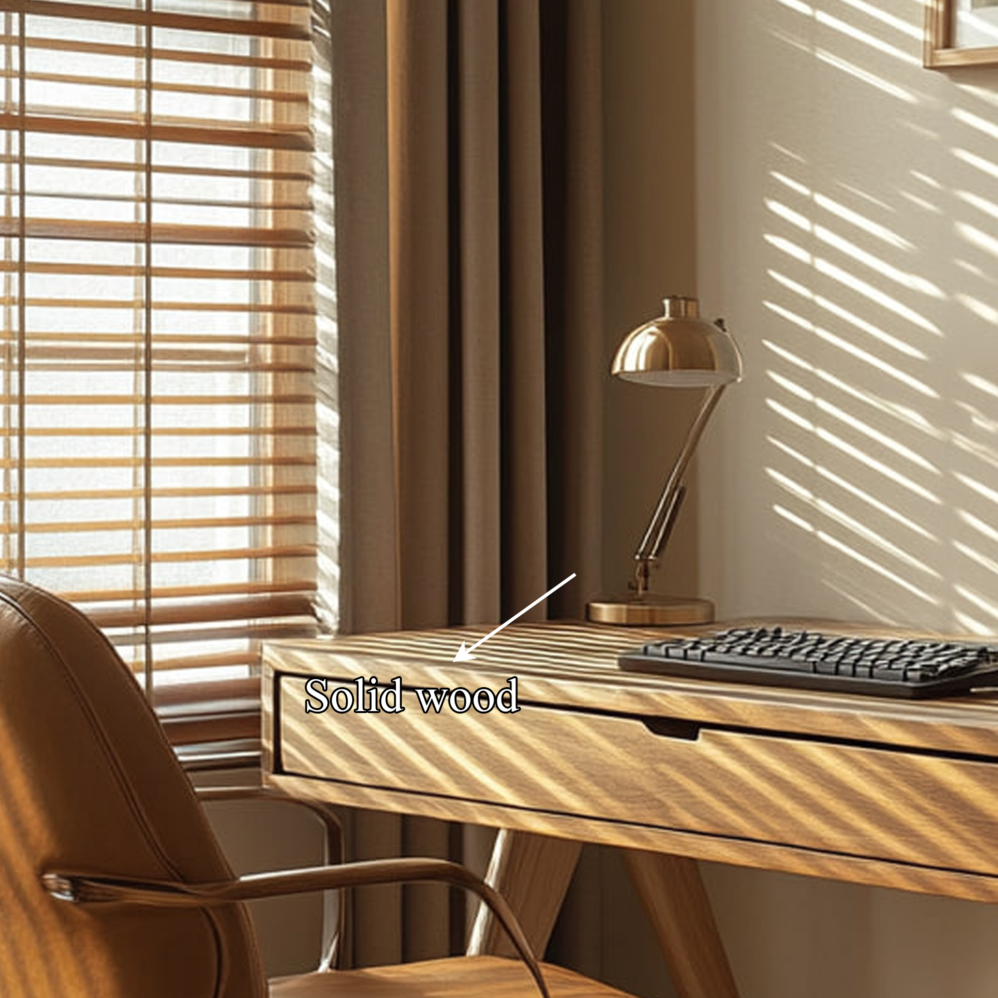 Contemporary Linear Work Desk Home Office And Studio Room SINLKIDK047