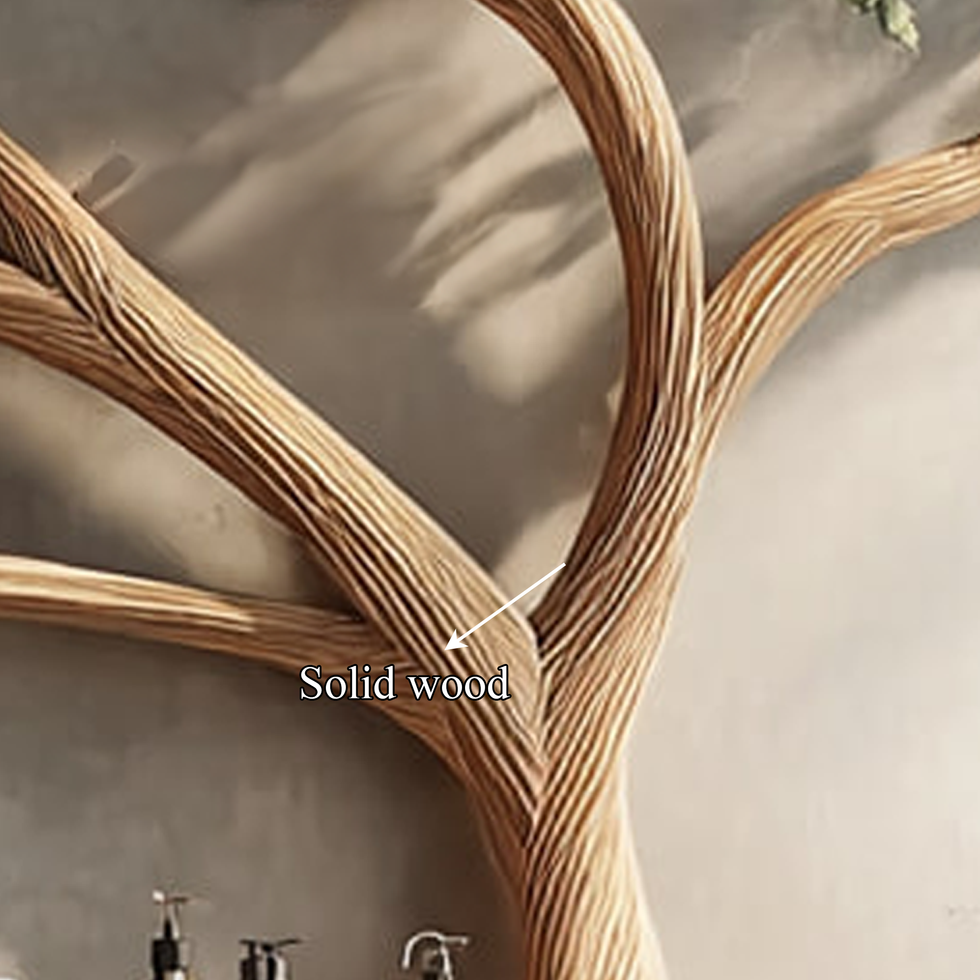 Rustic Organic Branch Wall Vanity Bathroom Or Relax Room SINLKITBB017