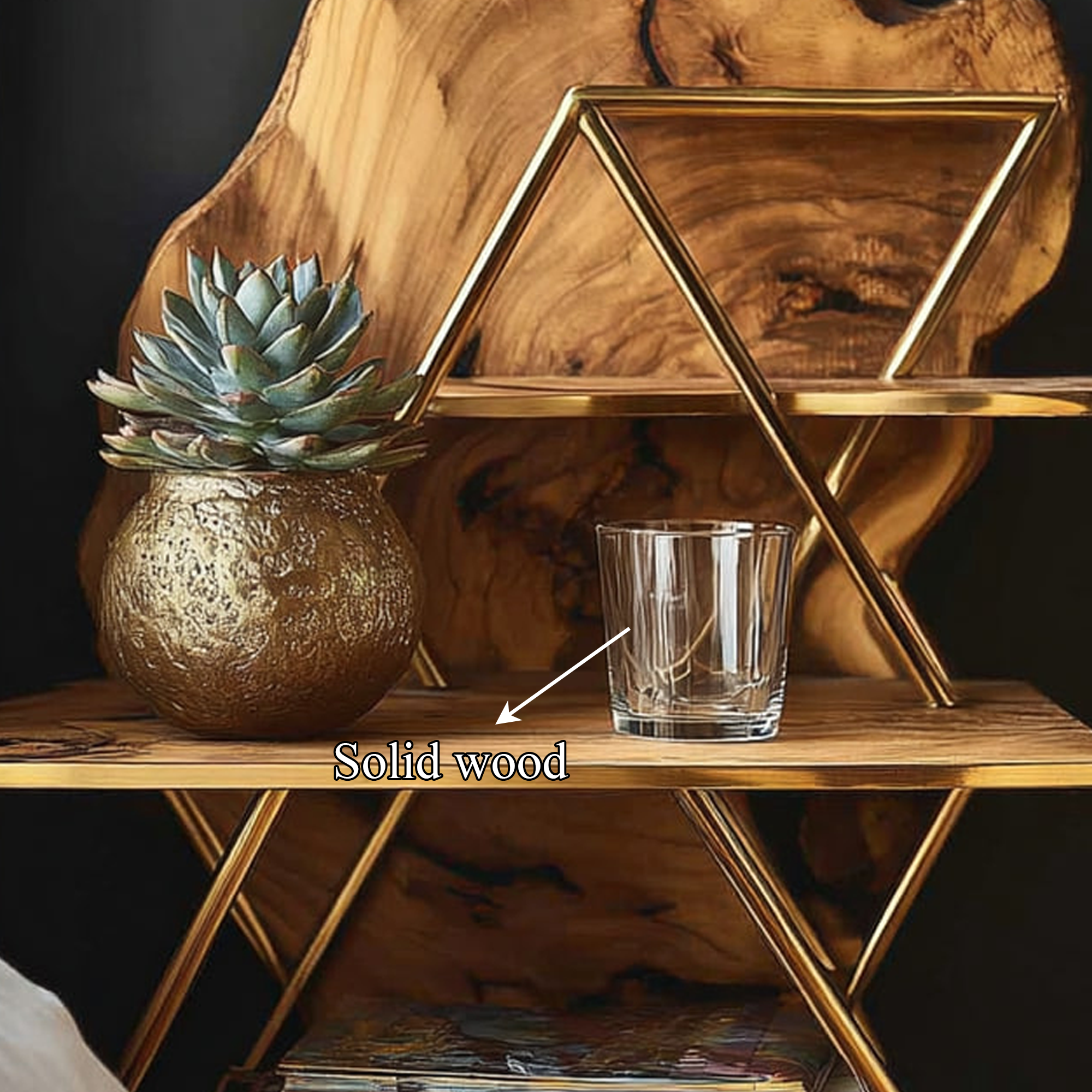 Rustic Floating Nightstand Bedroom Living Room SINLKIBT061