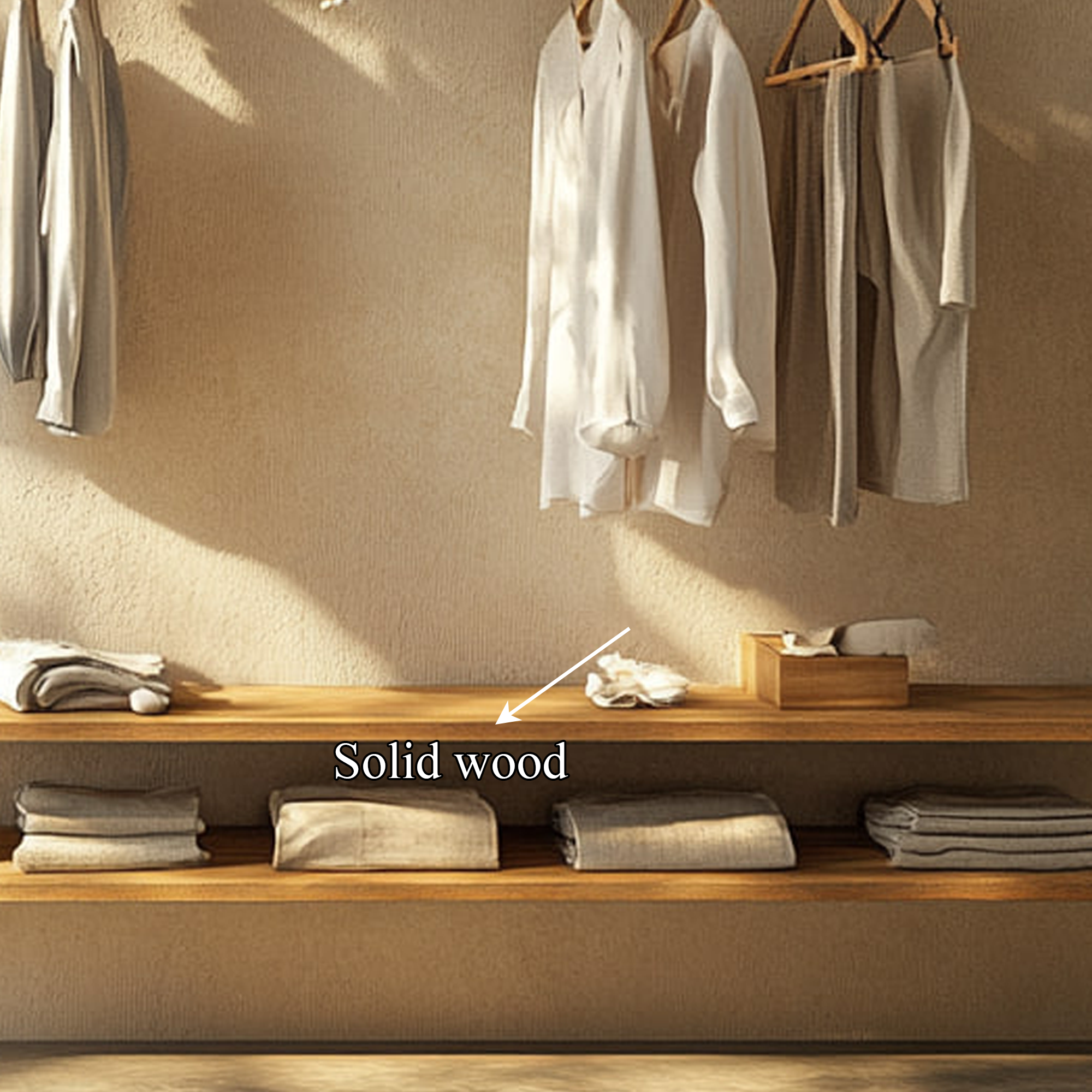 Scandinavian Tree Wardrobe Solid Wood Handcrafted Bedroom Organizer SINLKITCR061