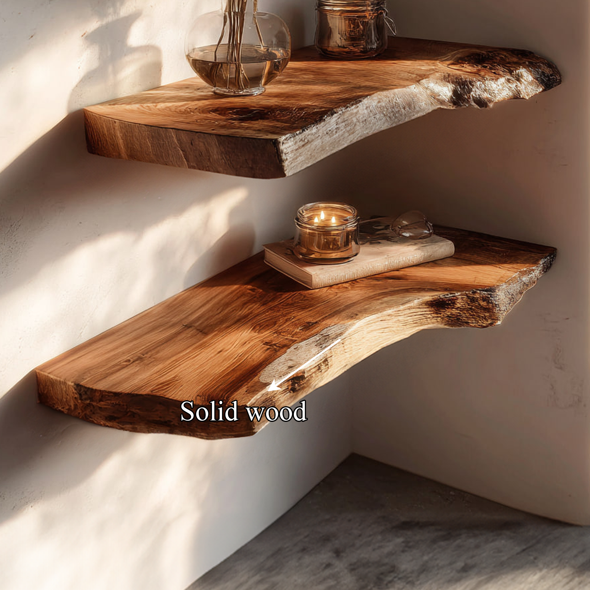 Rustic Floating Shelf Dining Room Or Kitchen SINLKIFL303