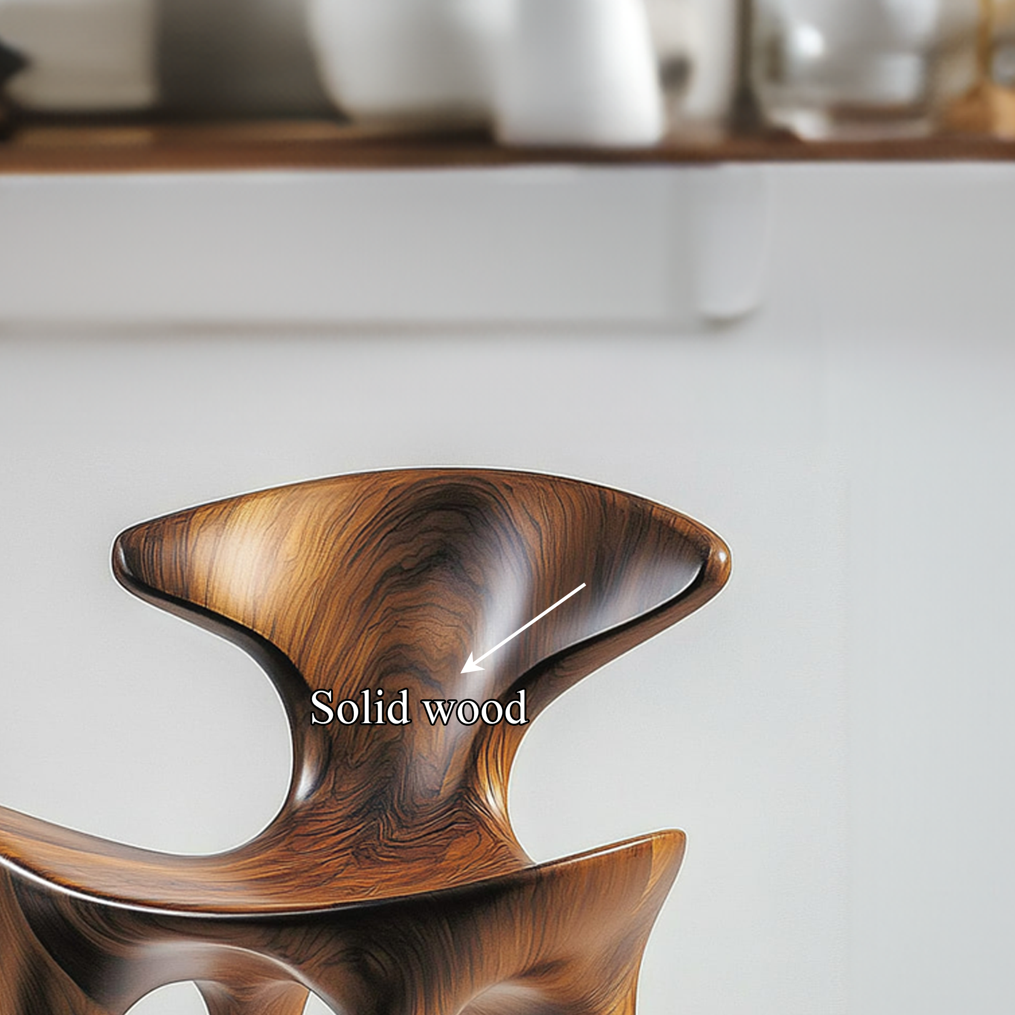 Organic Modern Luxury Accent Chair Lounge Area Or Bedroom SINLKIWC012