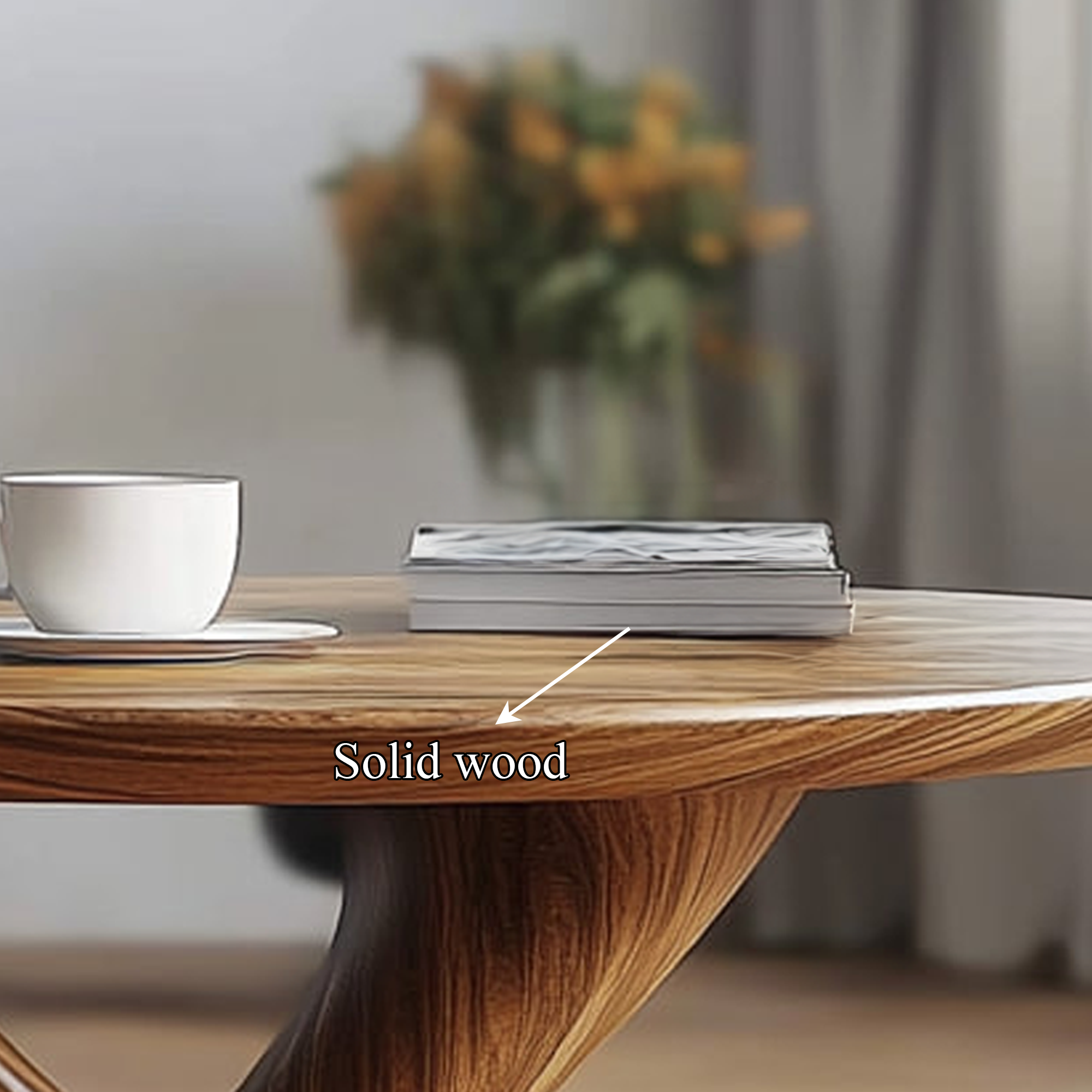 Mid Century Twist Coffee Table Living Room Studio Room SINLKICF201