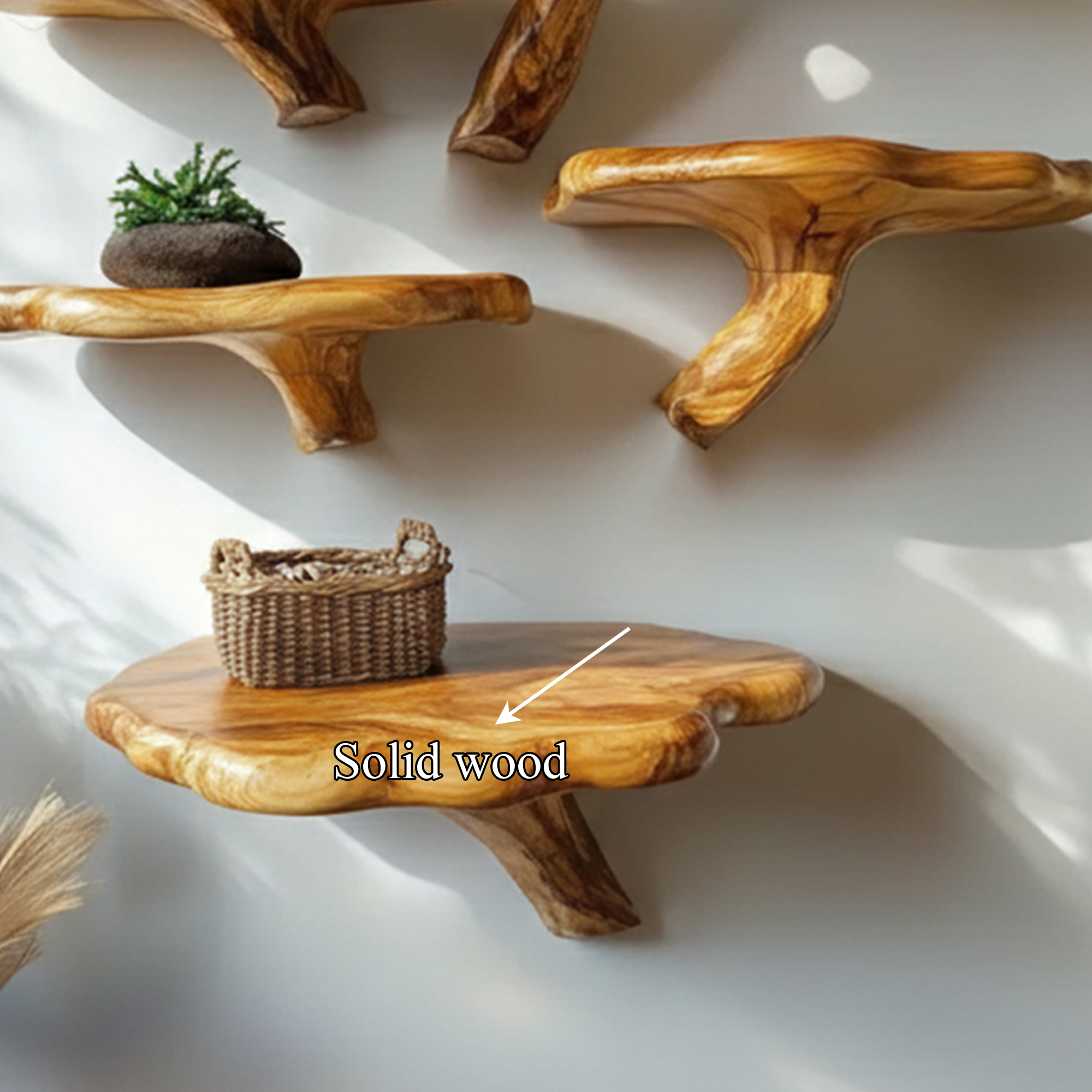 Mid Century Modern Halloween Floating Shelf Wall Decoration SINLKIHW042