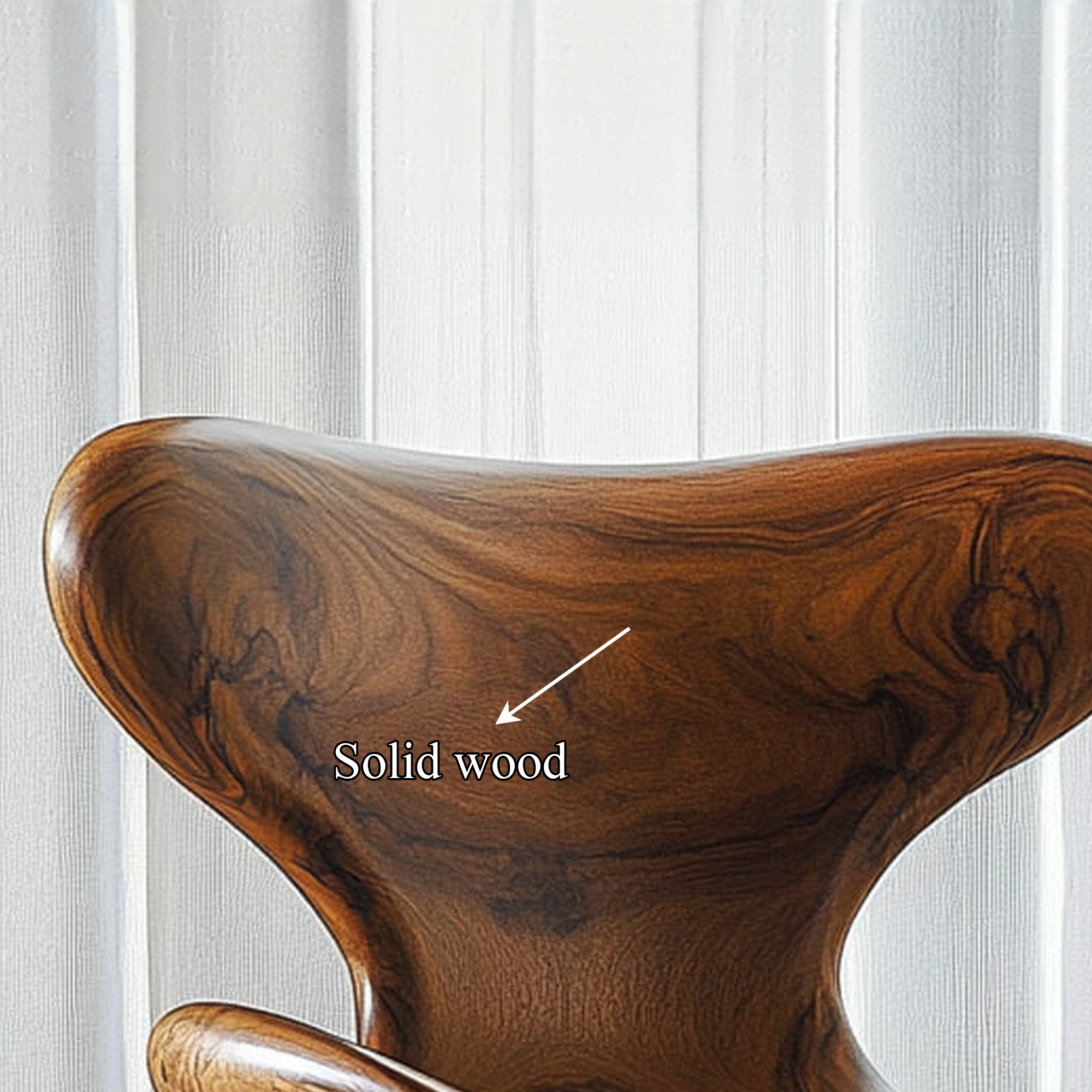 Organic Modern Accent Chair Office Or Bedroom SINLKIWC013