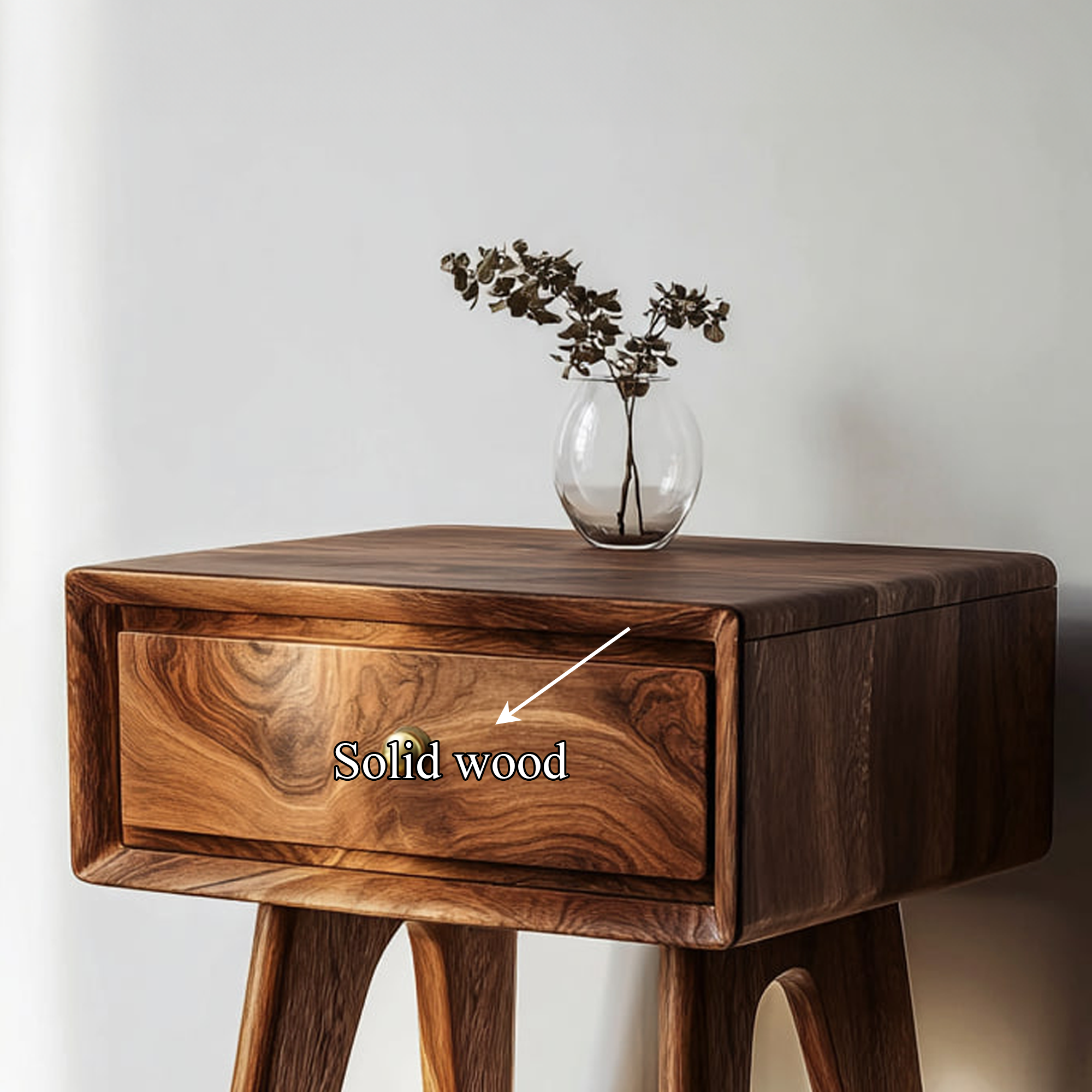 Modern Sculpted Frame Side Table Living Room Or Studio Room SINLKICC026