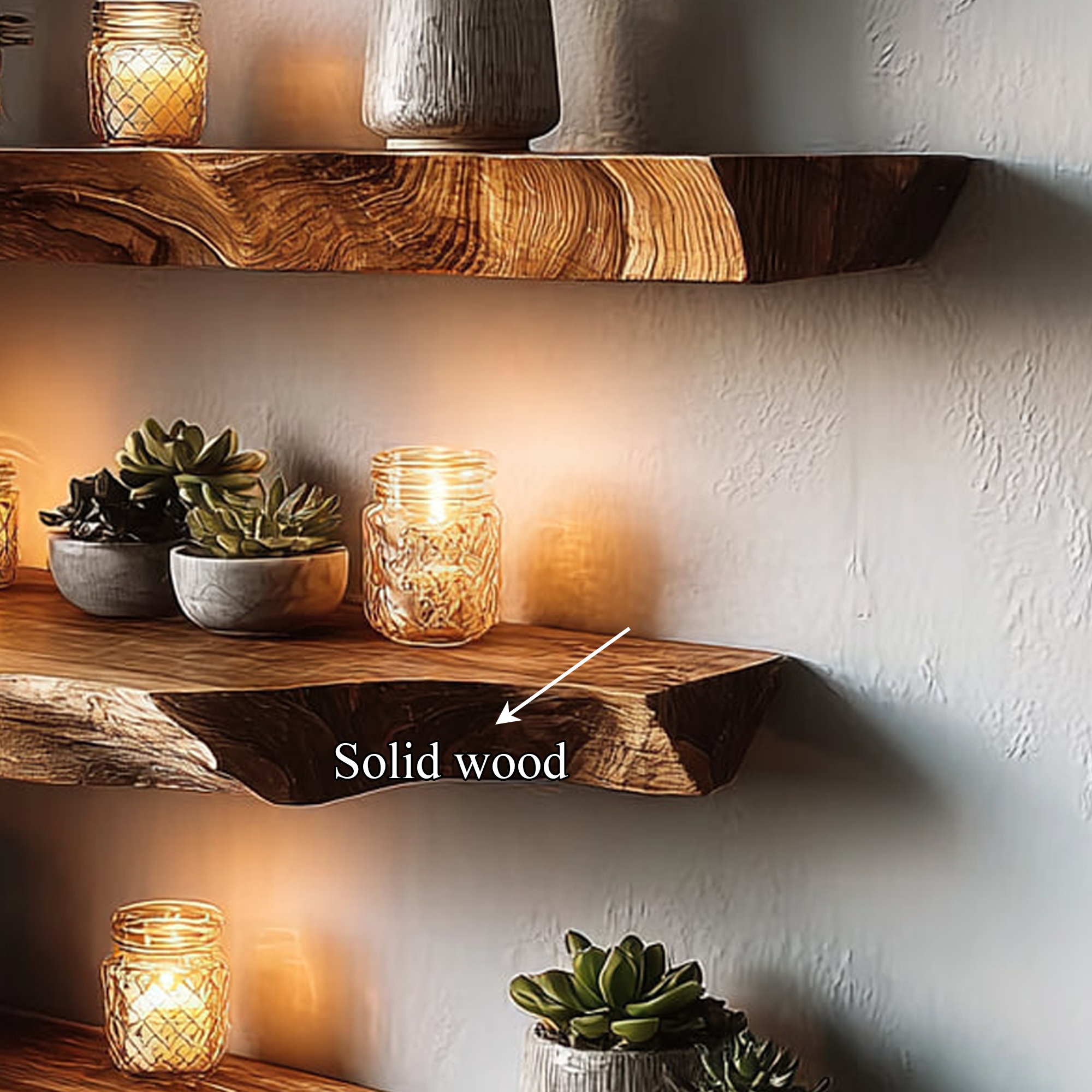 Rustic Floating Wall Shelf Living Room Or Bedroom SINLKIFL184