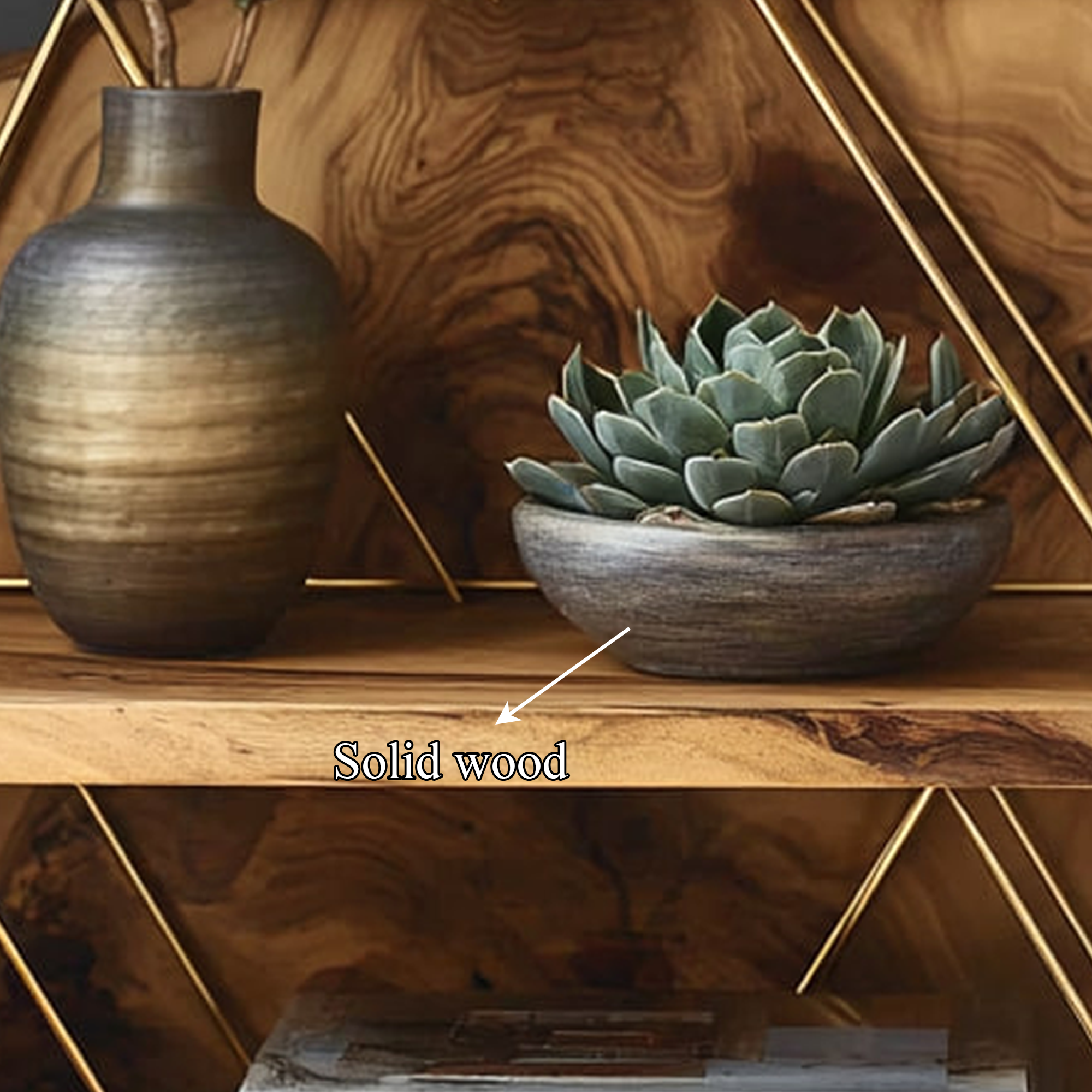 Rustic Floating Bedside Table Bedroom Office SINLKIBT062