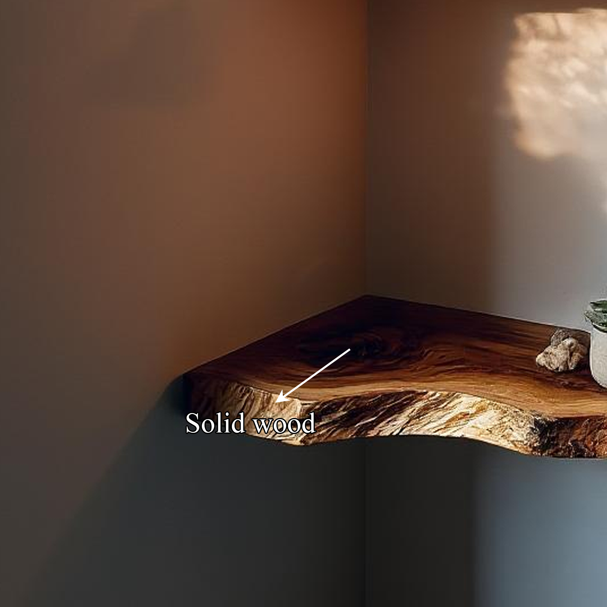 Rustic Floating Shelf Office Bedroom And Living Room SINLKIFL185