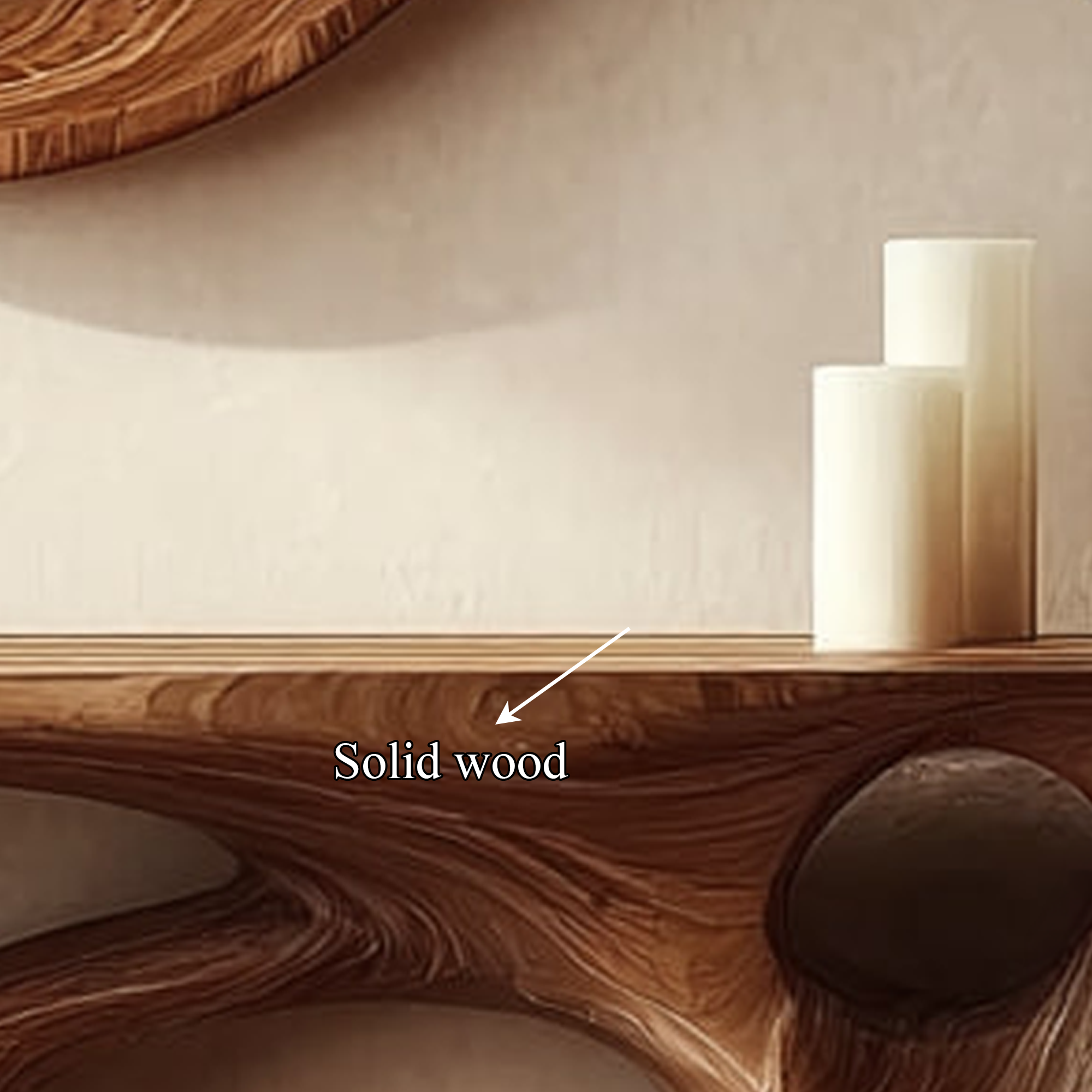 Mid Century Unique Console Table Living Room SINLKICS284