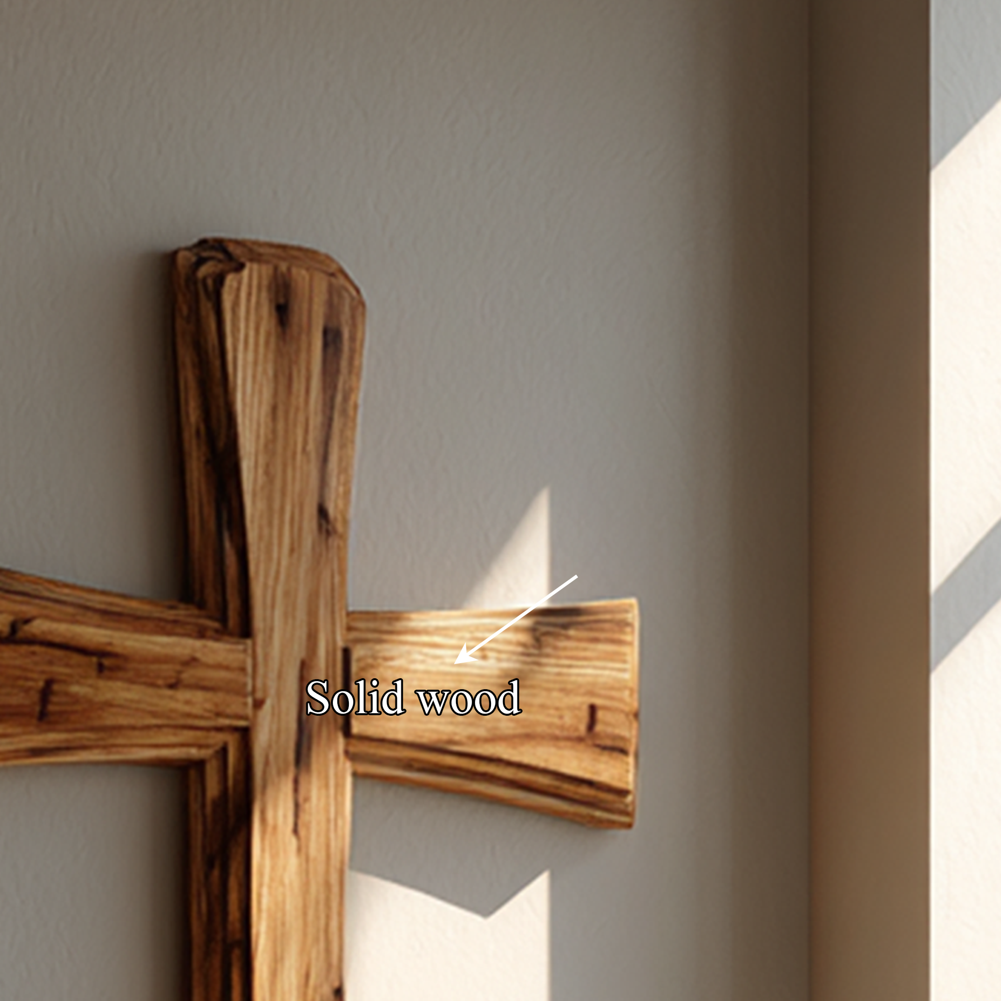 Rustic Decorative Wall Cross Home Office Or Living Room SINLKIWD005