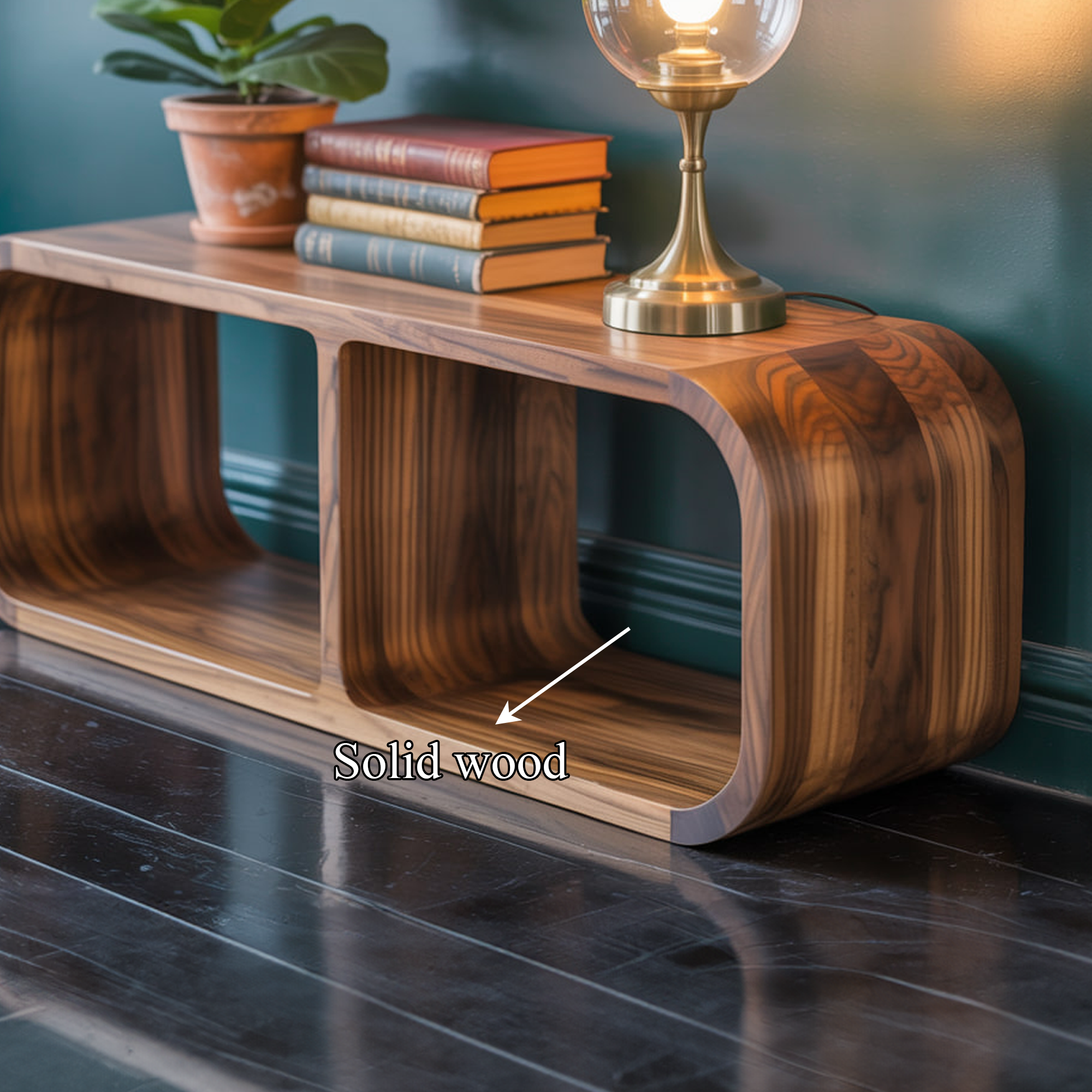 Mid Century Minimal Wood Storage Cabinet Entryway Or Living Room SINLKISC282