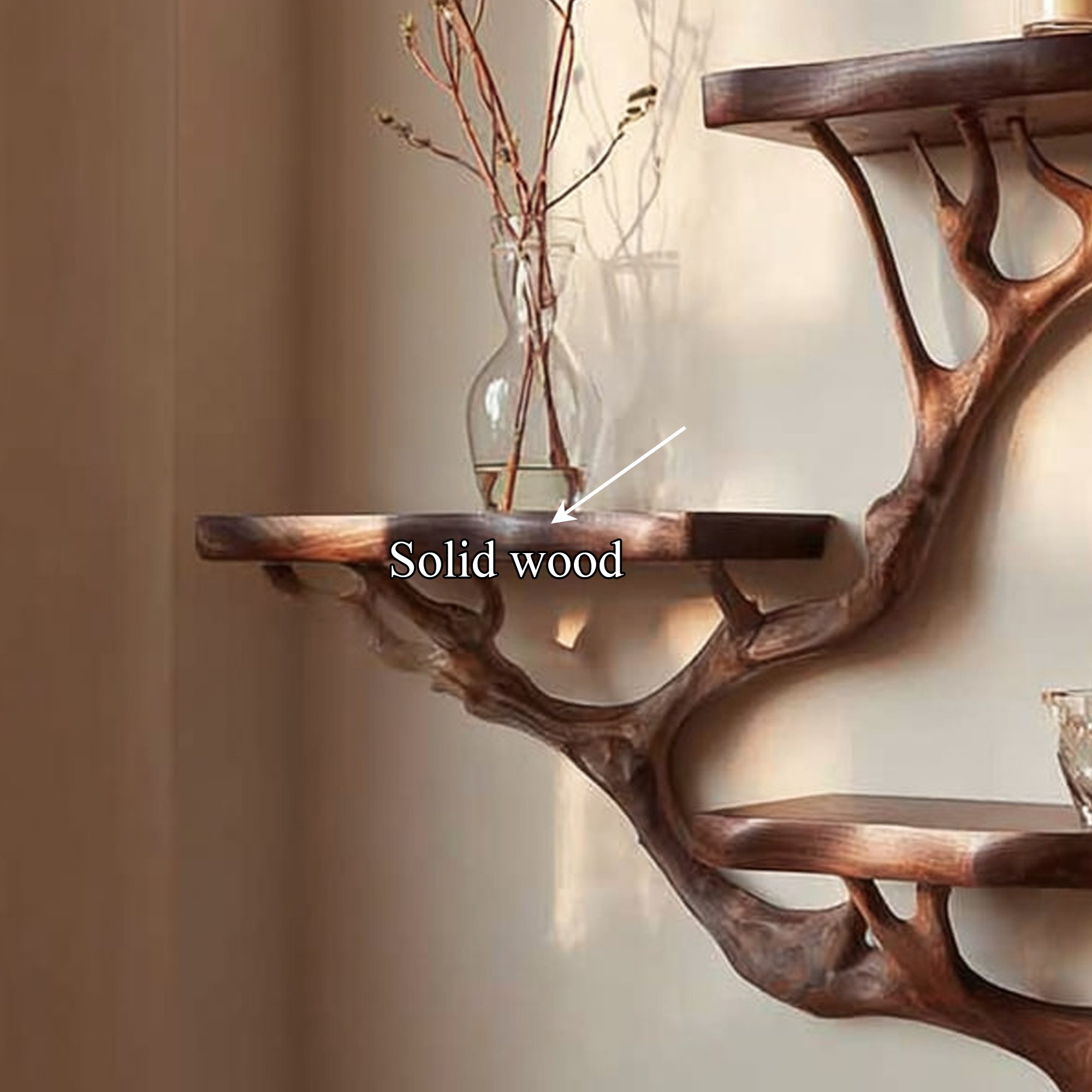Rustic Floating Shelf Bedroom Or Living Room SINLKIFL118