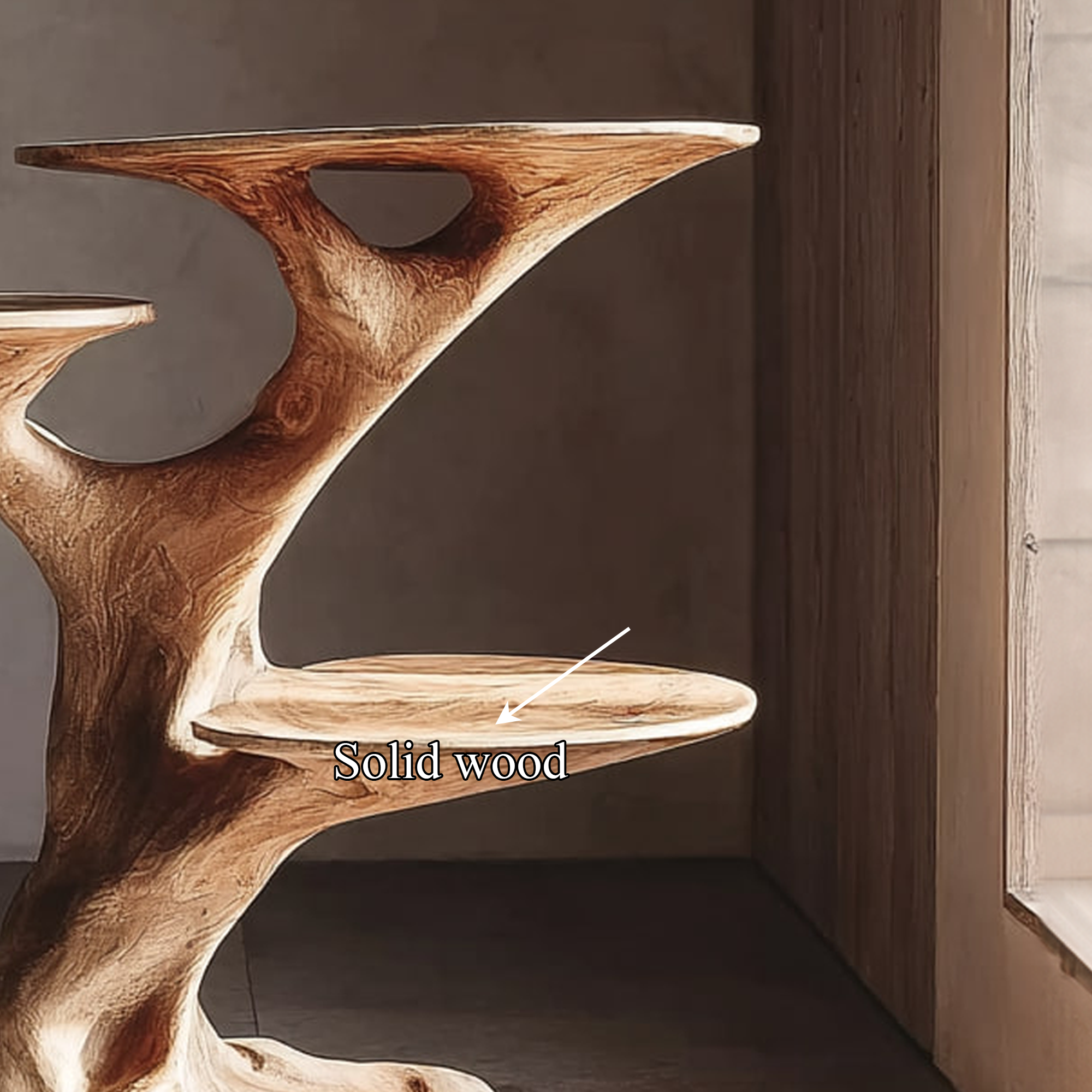 Rustic Side Table Living Room Or Hallway SINLKIBT115