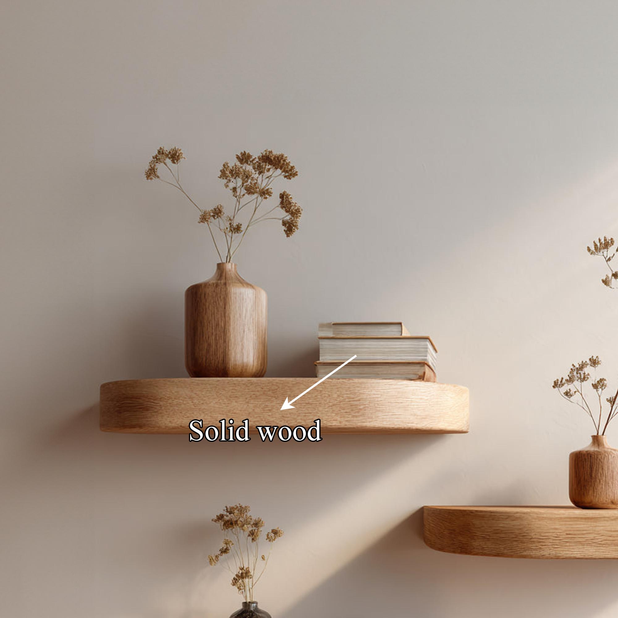 Mid Century Floating Shelf Entryway And Living Room SINLKIFL127
