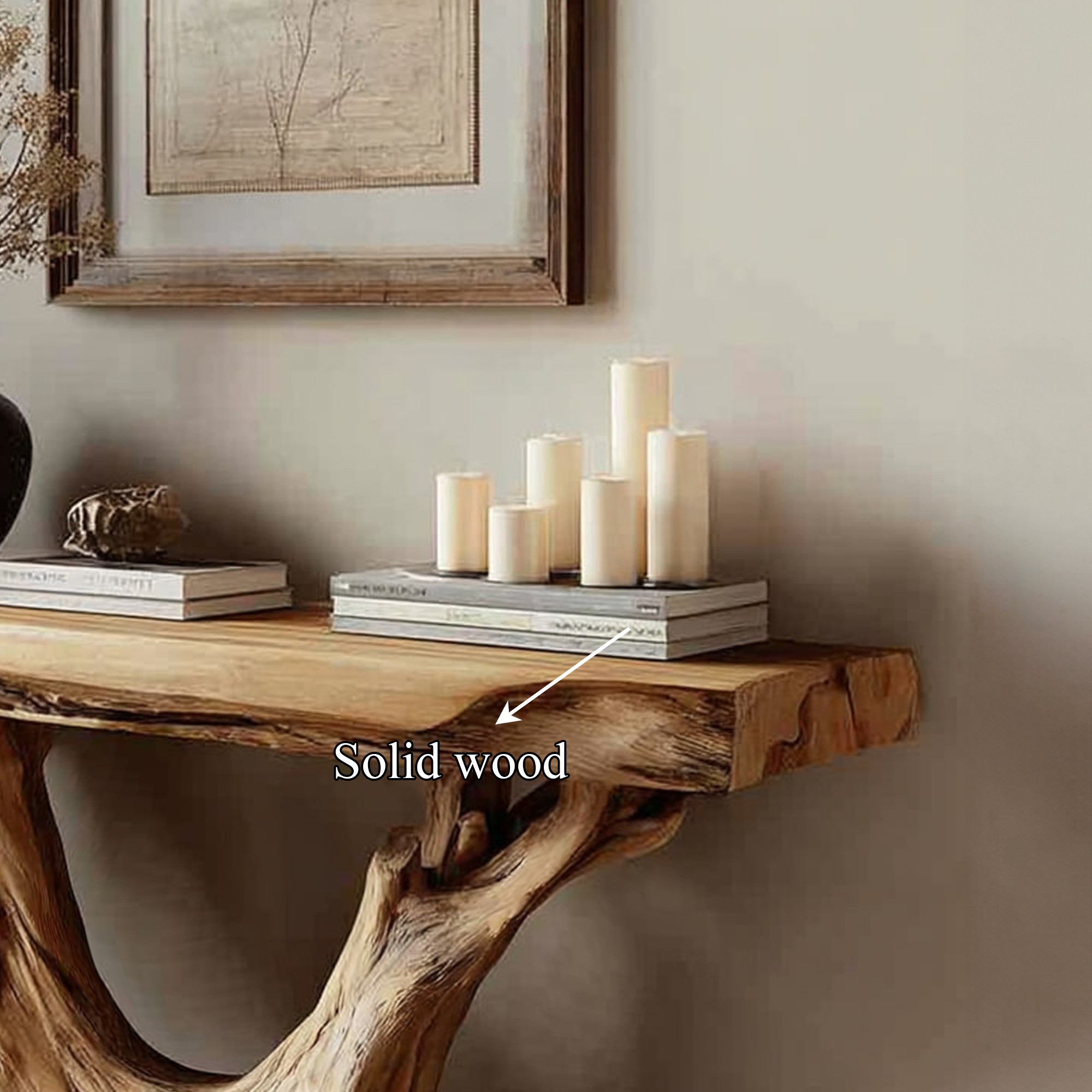 Rustic Console Table Hallway Or Entryway SINLKICS246