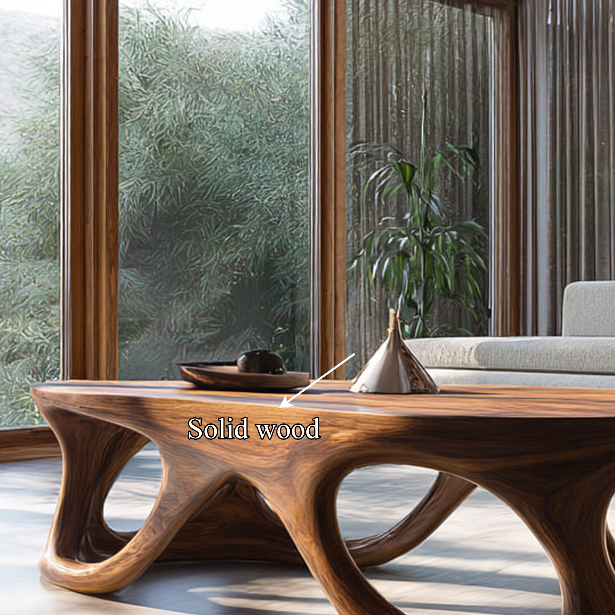 Mid Century Modern Coffee Table Living Room Accent SINLKICF163