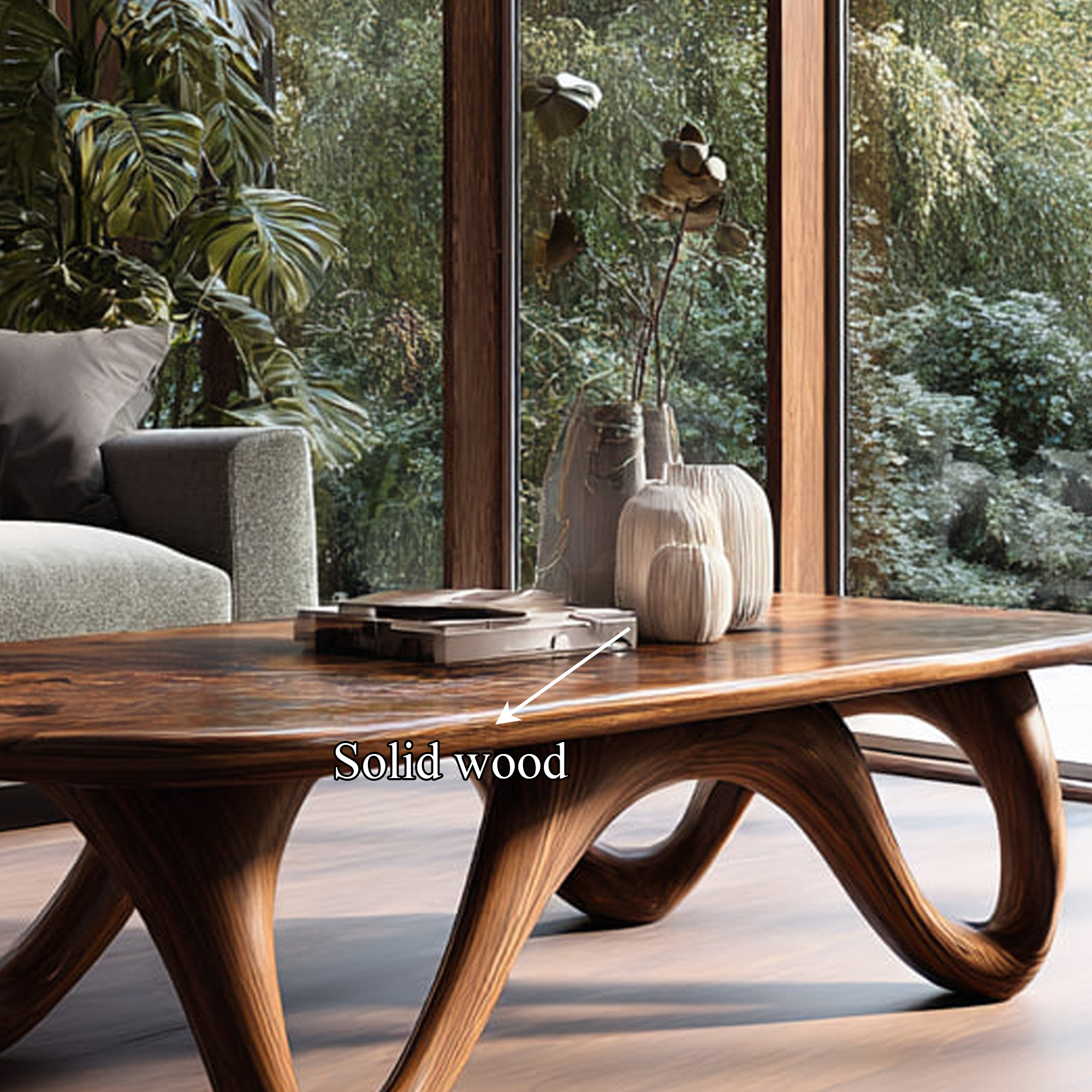 Mid Century Modern Coffee Table Living Room SINLKICF165