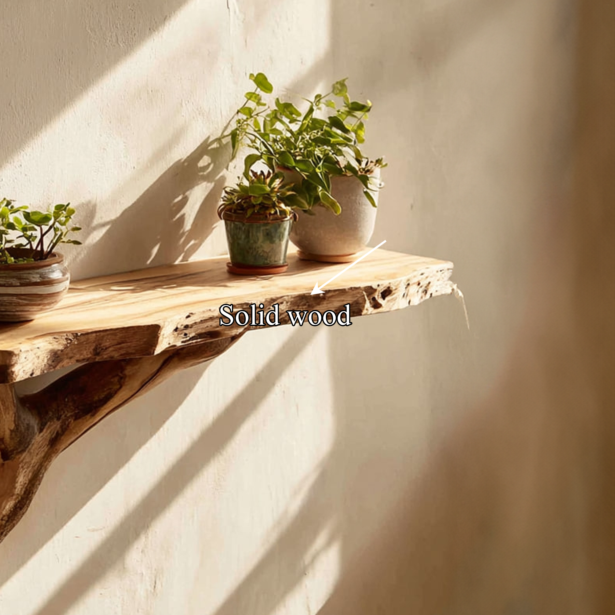 Rustic Floating Shelve Living Room And Entryway SINLKIFL121