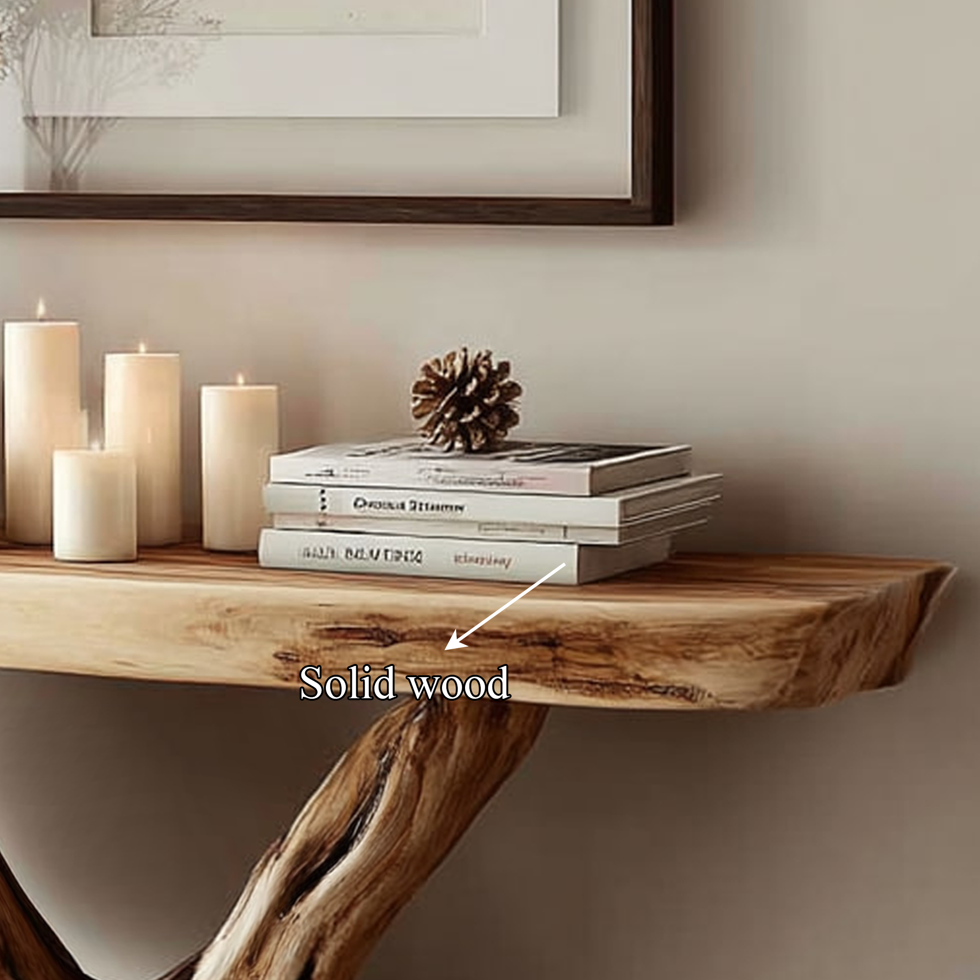 Rustic Console Table Living Room And Entryway SINLKICS247