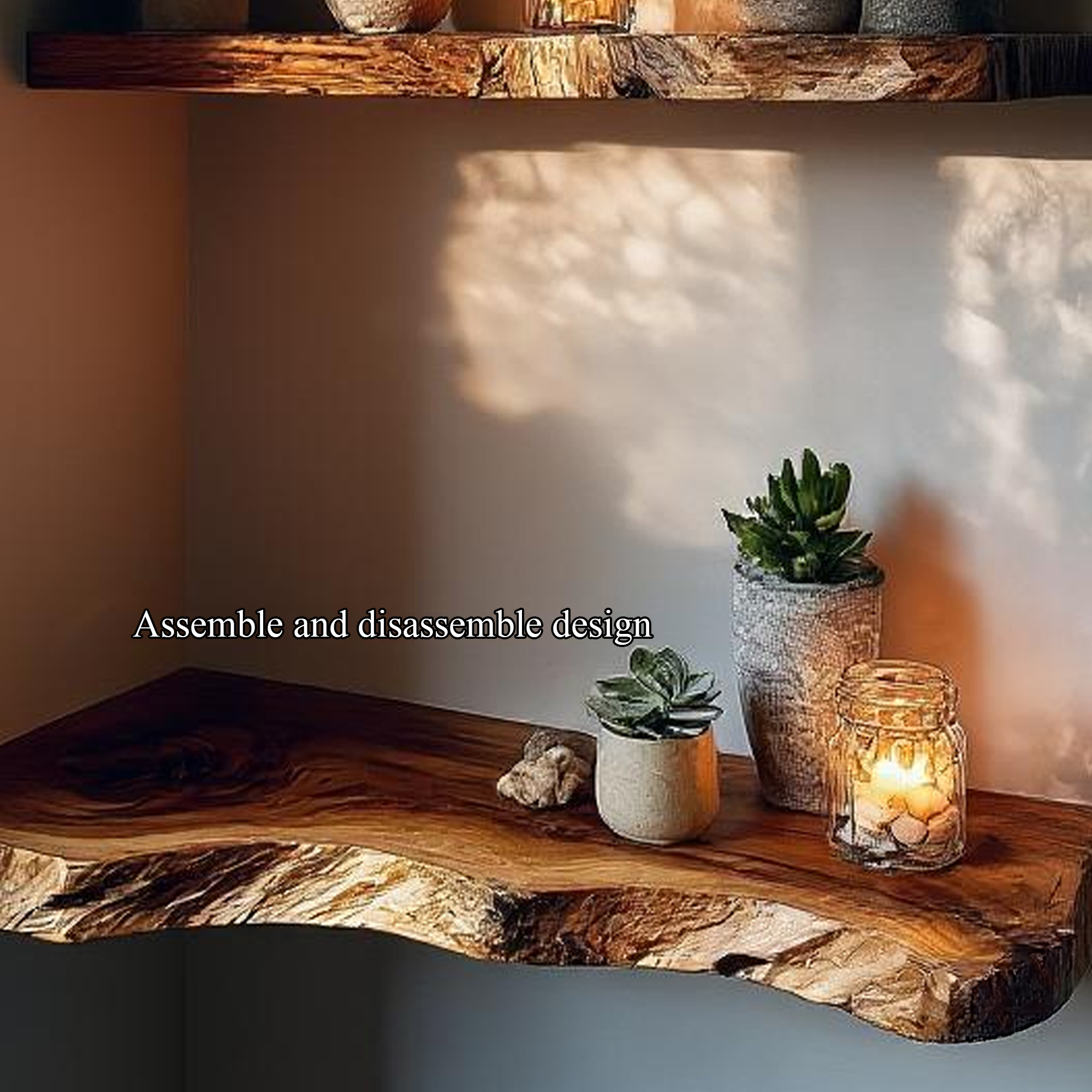 Rustic Floating Shelf Office Bedroom And Living Room SINLKIFL185