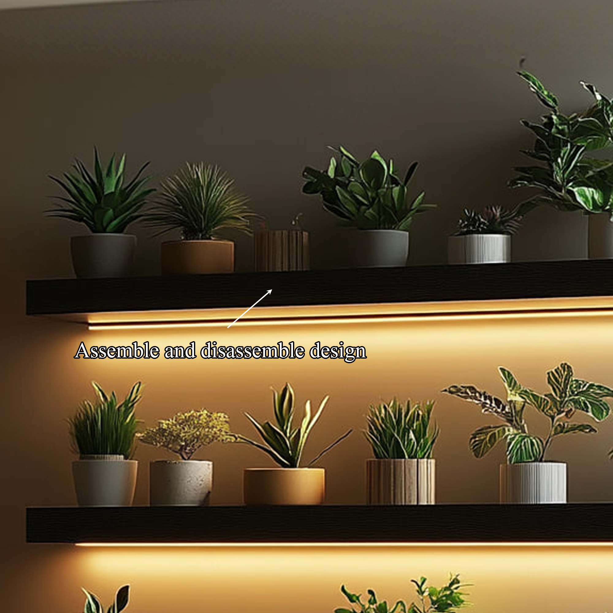 Modern Minimal Floating Shelf Living Room Or Bedroom SINLKIFL307