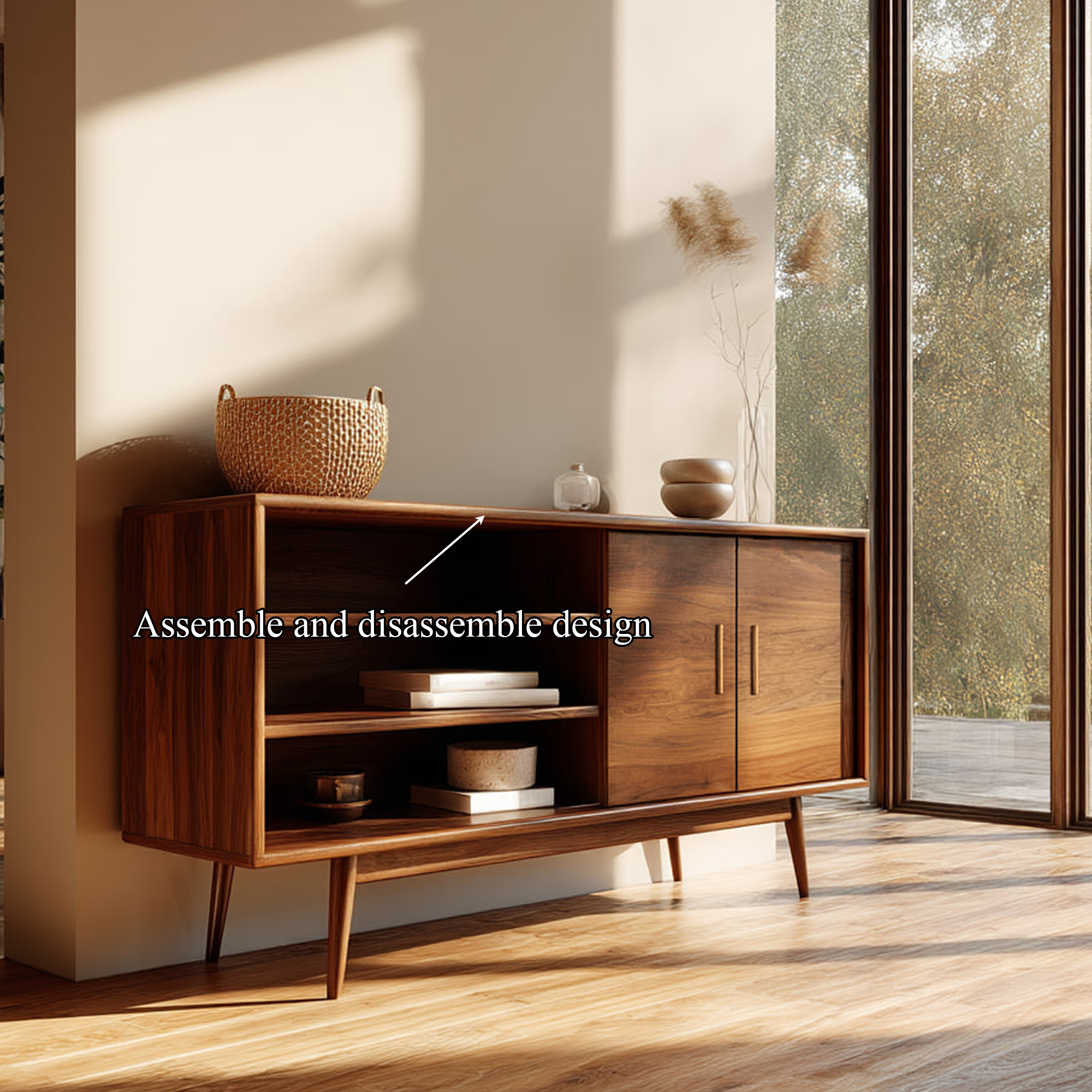 Mid Century Display Cabinet Living Room Or Bedroom SINLKISC252