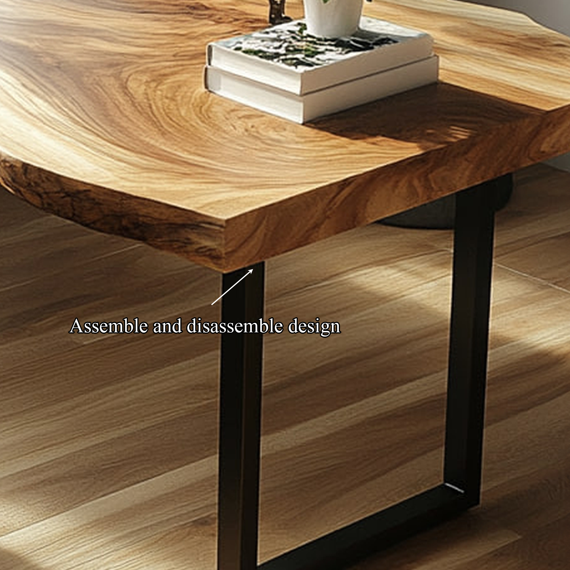 Natural Contemporary Office Desk Home Office And Study Room SINLKIDK032