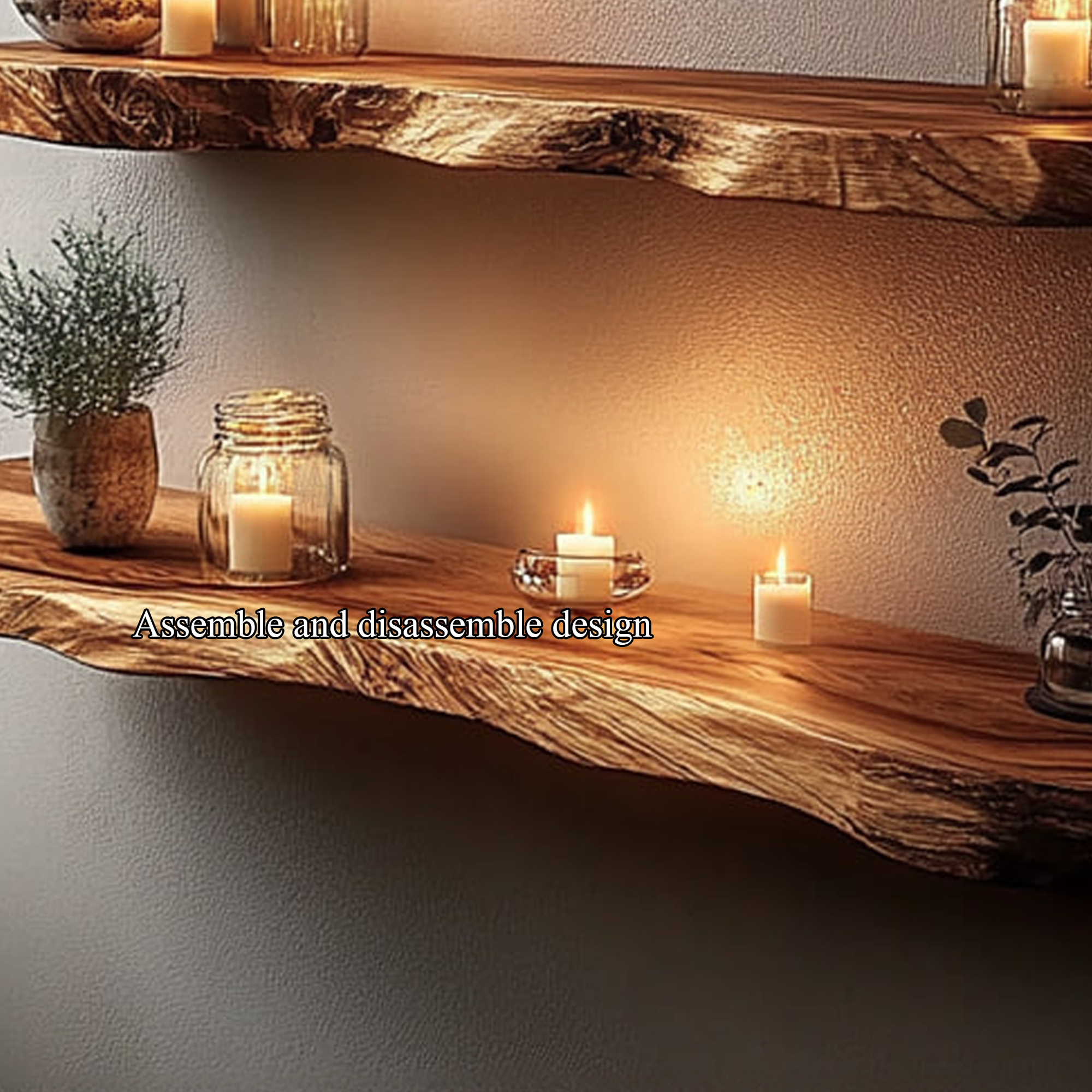 Rustic Live Edge Corner Display Bookshelf Living Room Or Study Room SINLKIFL222