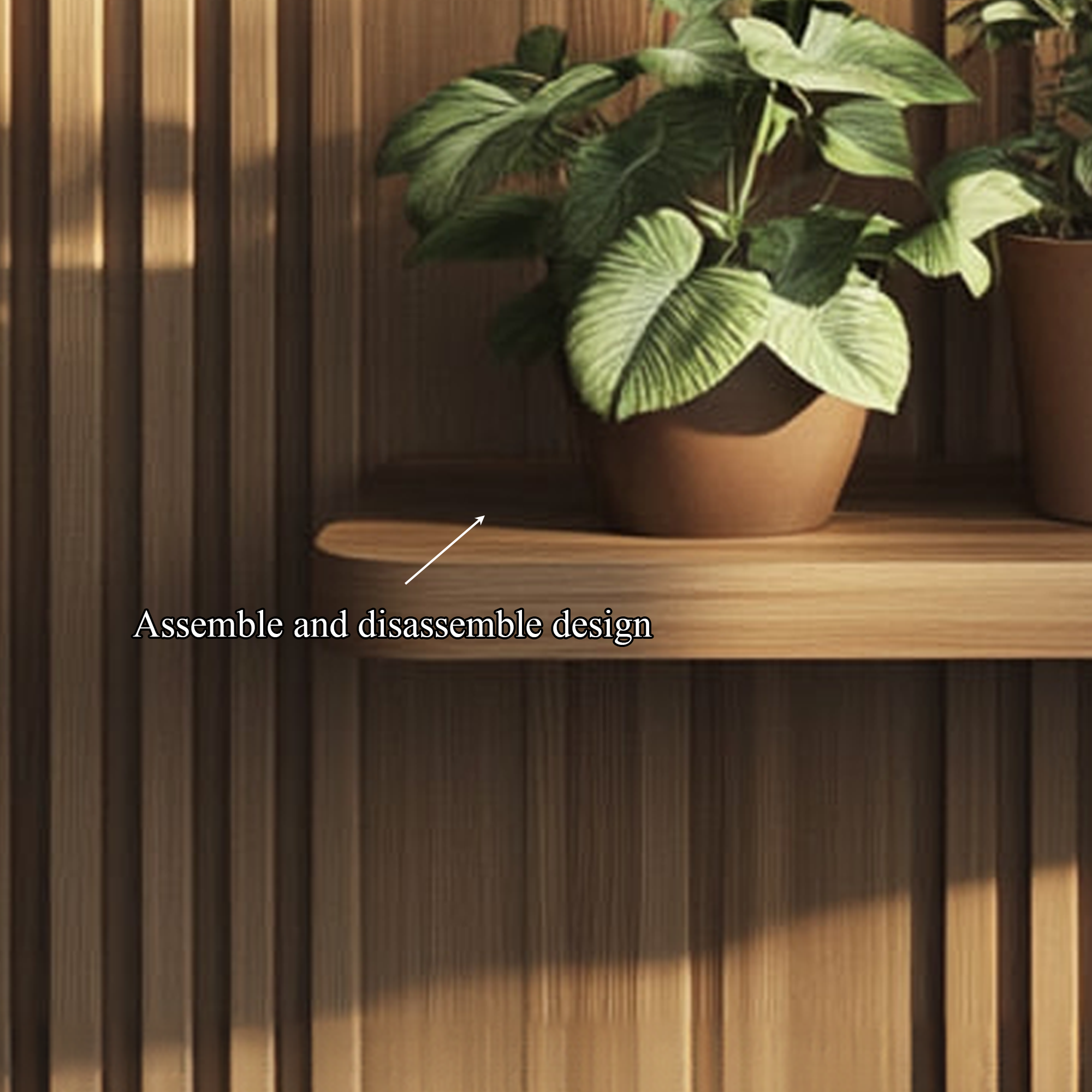 Scandinavian Modern Minimal Shelf Living Room Or Kitchen SINLKIFL226