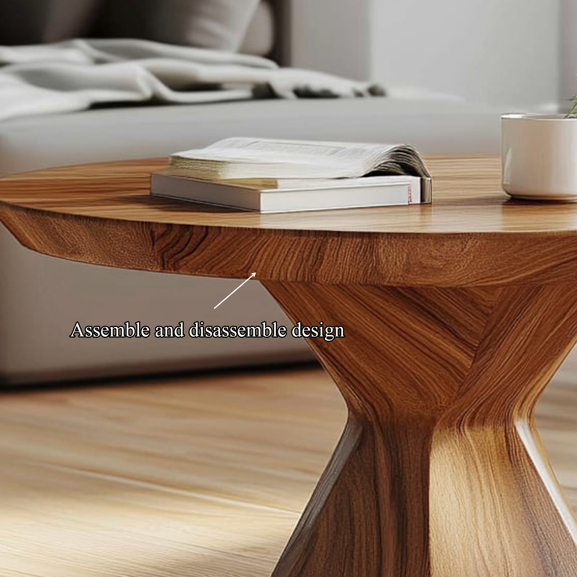 Modern Geometric Coffee Table Living Room SINLKICF210