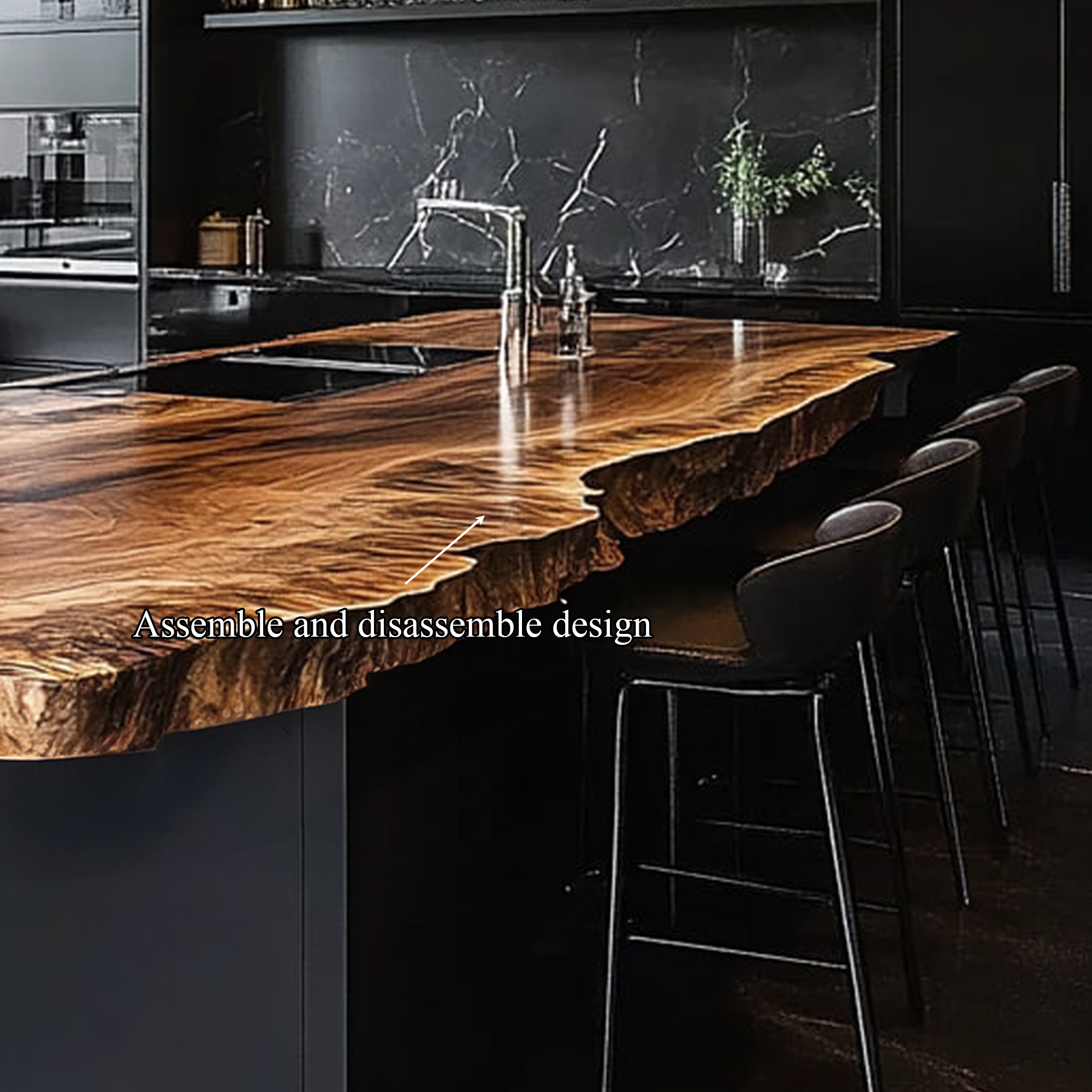 Rustic Luxury Organic Kitchen Island Kitchen Or Cooking Space SINLKIKI120