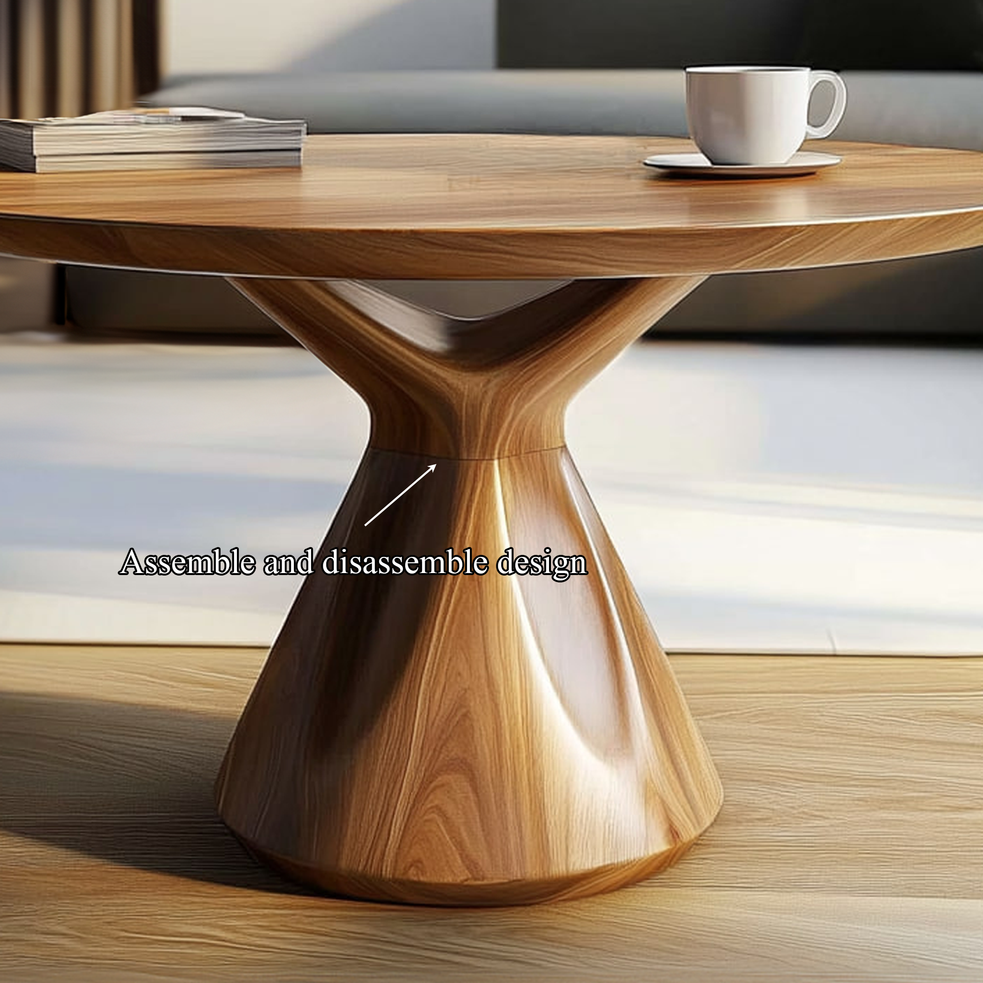 Modern Sculptural Round Table Living Room Lounge Room SINLKICF198