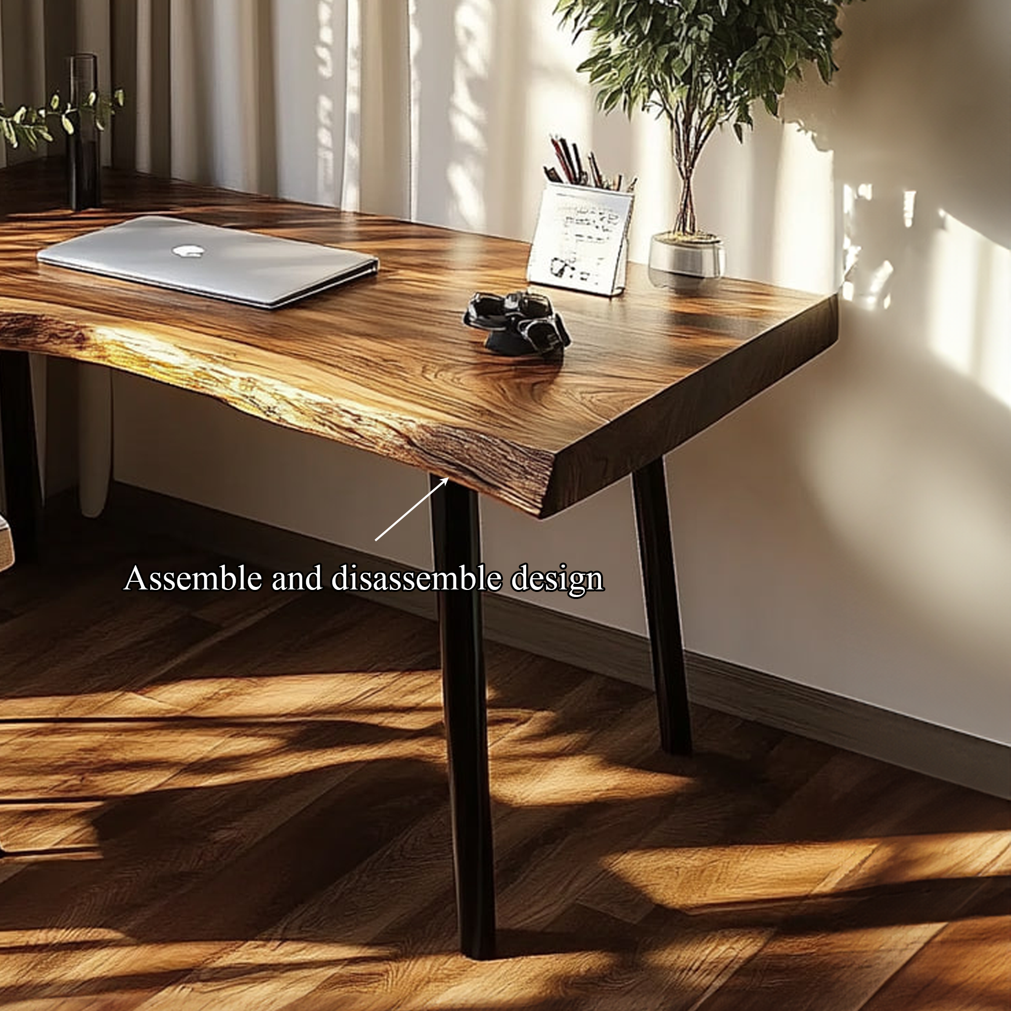 Rustic Modern Desk Bedroom And Study Room SINLKIDK016