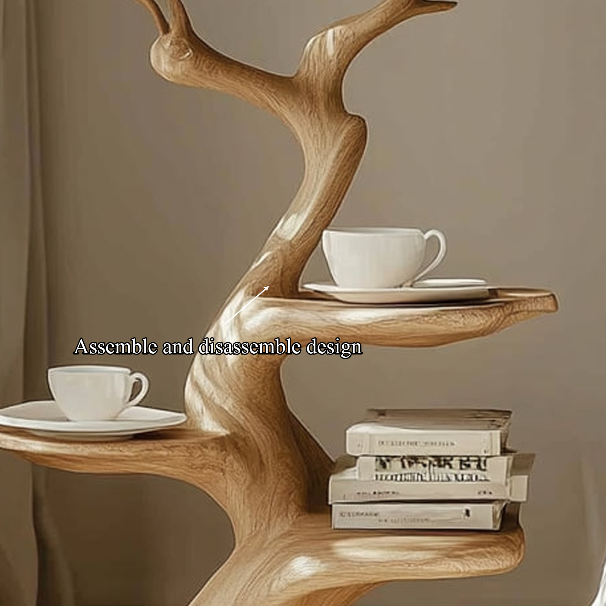 Rustic Decorative Side Table Living Room Reading Corner SINLKIBT151