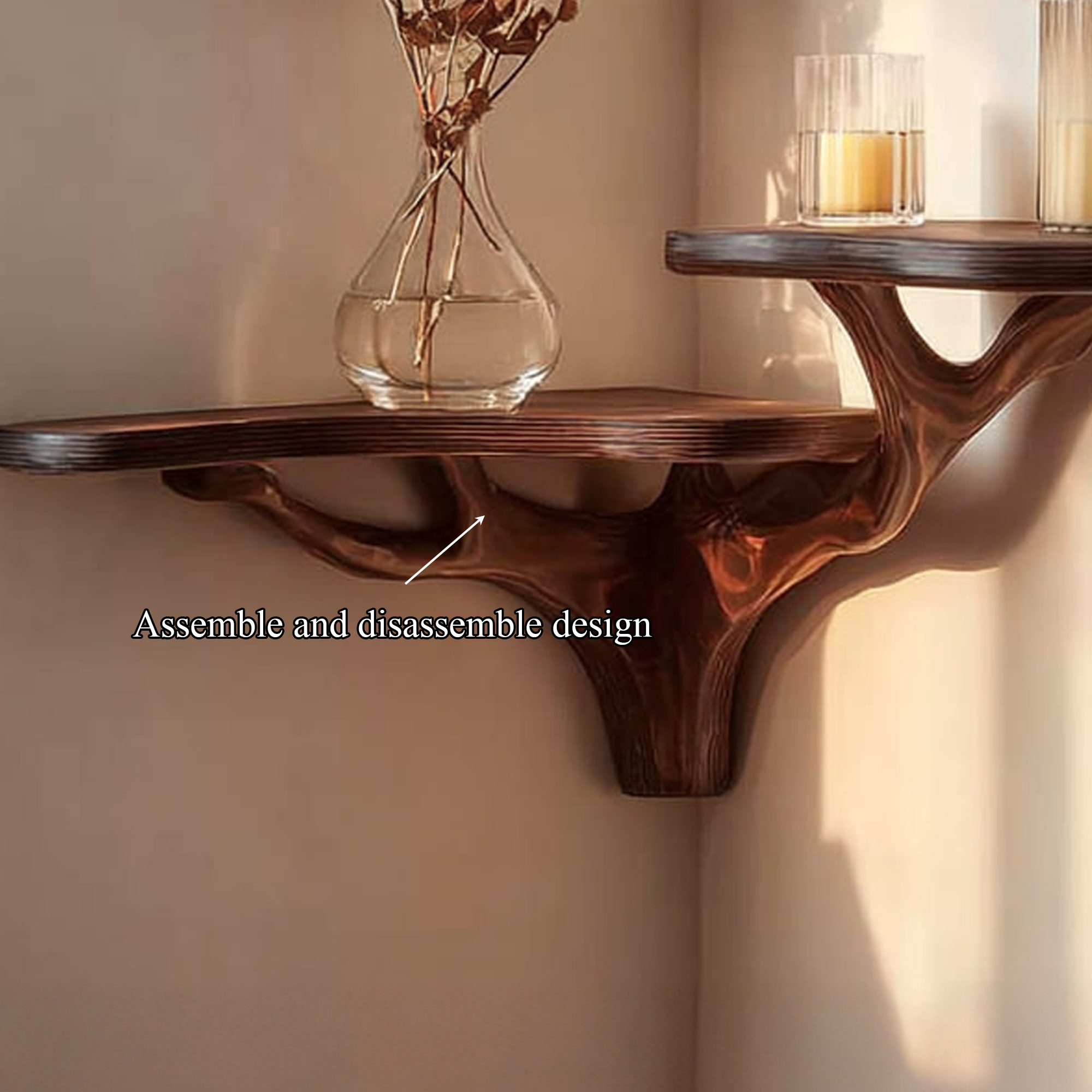 Rustic Floating Shelf Hallway Or Kitchen SINLKIFL119