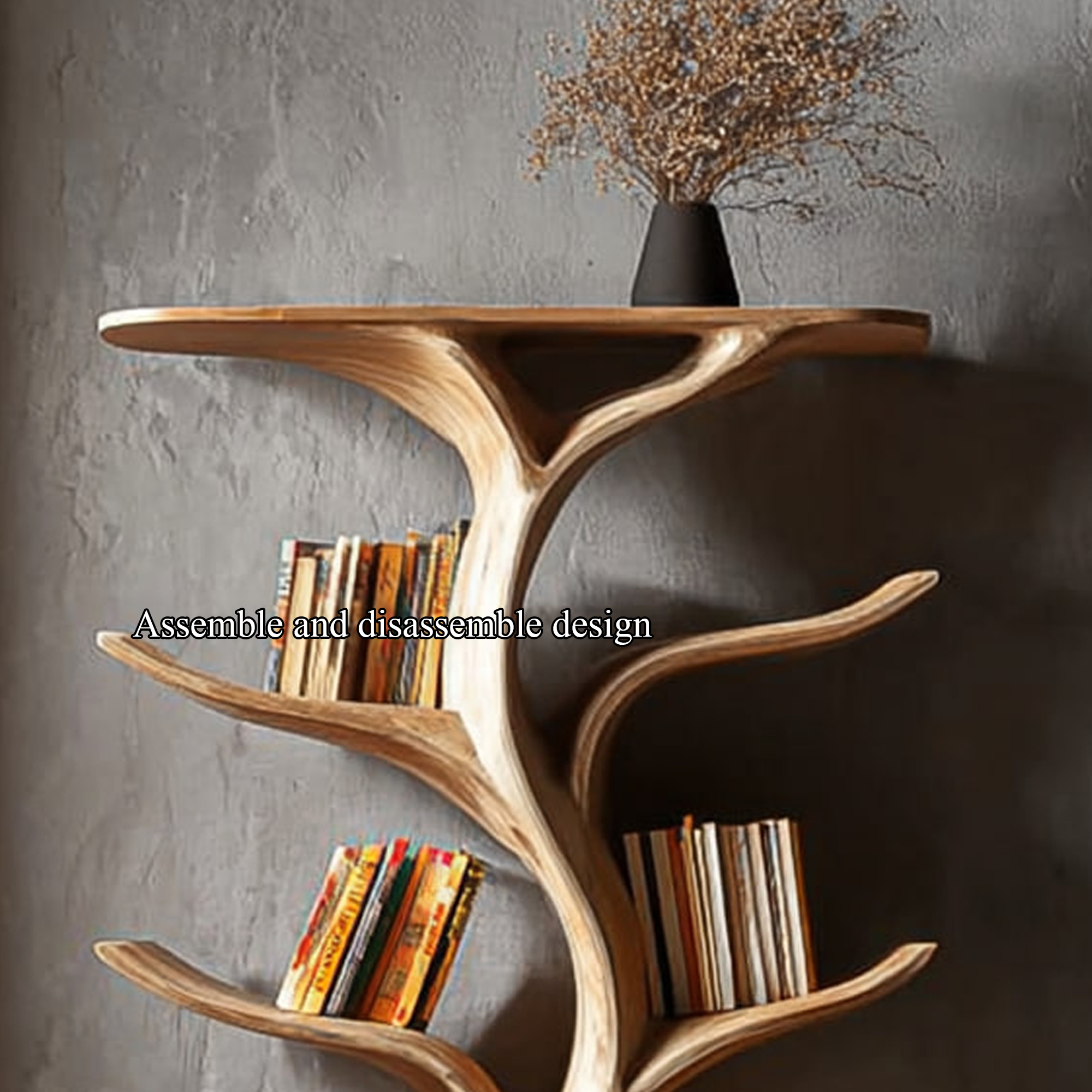 Midcentury Modern Tree Display Study Room SINLKITB252
