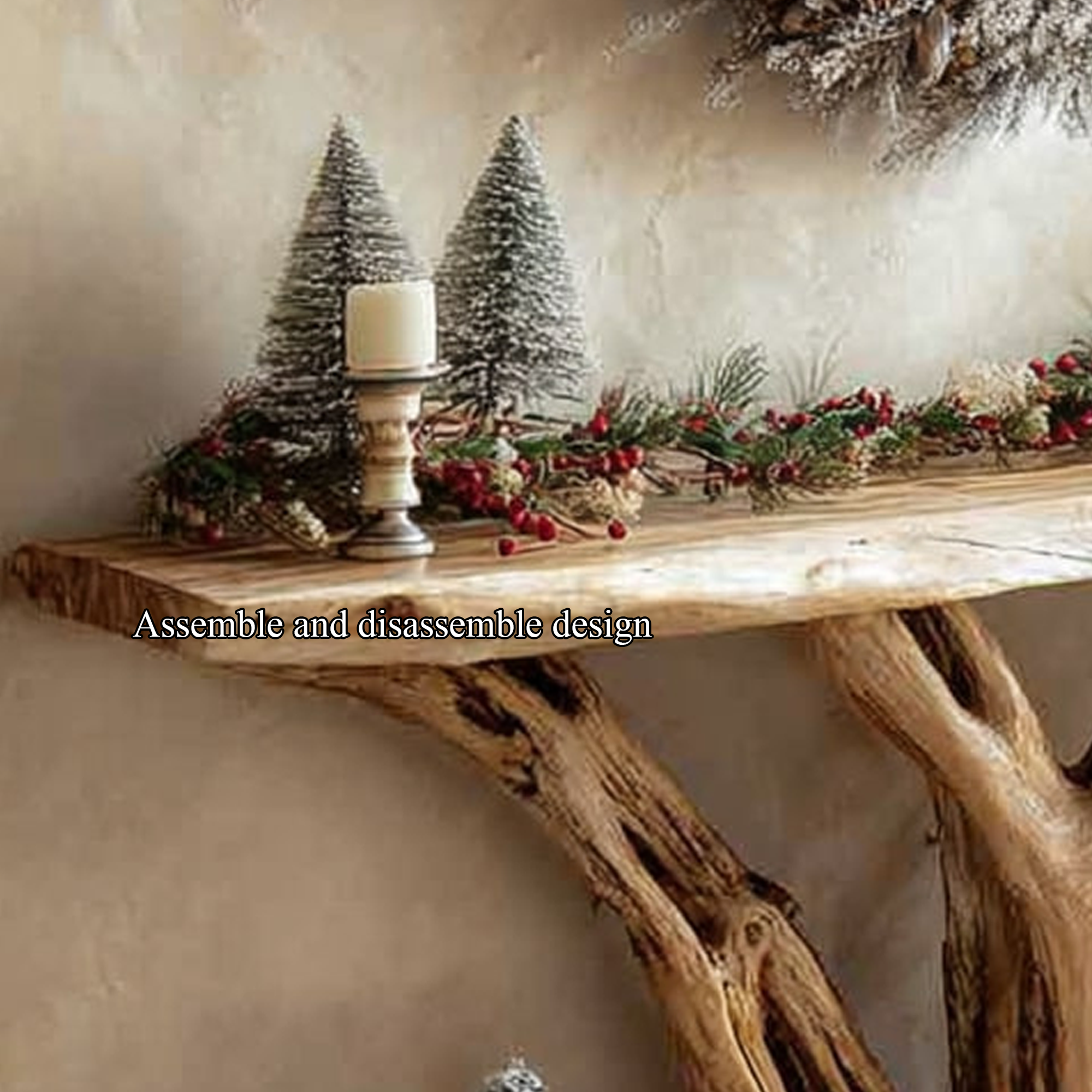 Rustic Entry Console Table Living Room Holiday Accent SINLKICS255