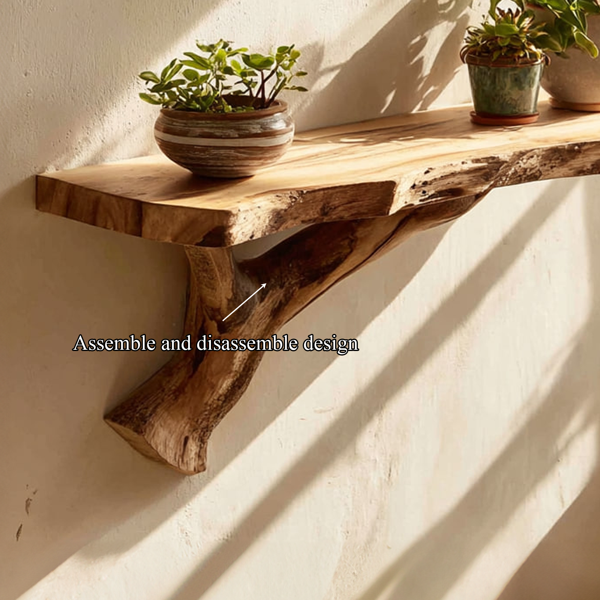 Rustic Floating Shelve Living Room And Entryway SINLKIFL121