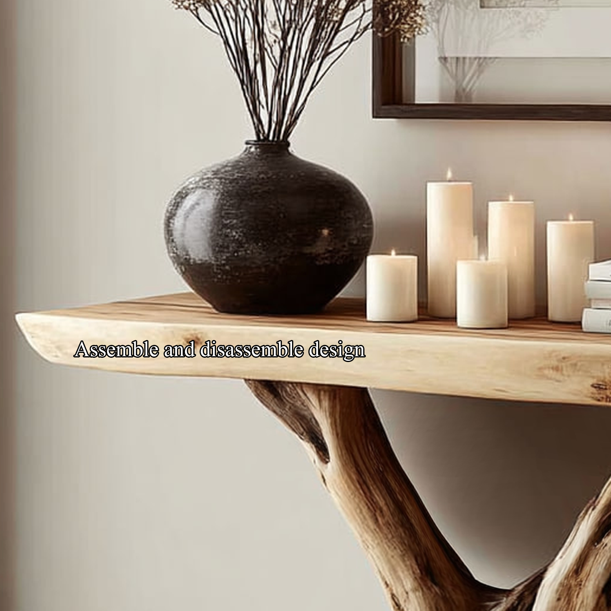 Rustic Console Table Living Room And Entryway SINLKICS247