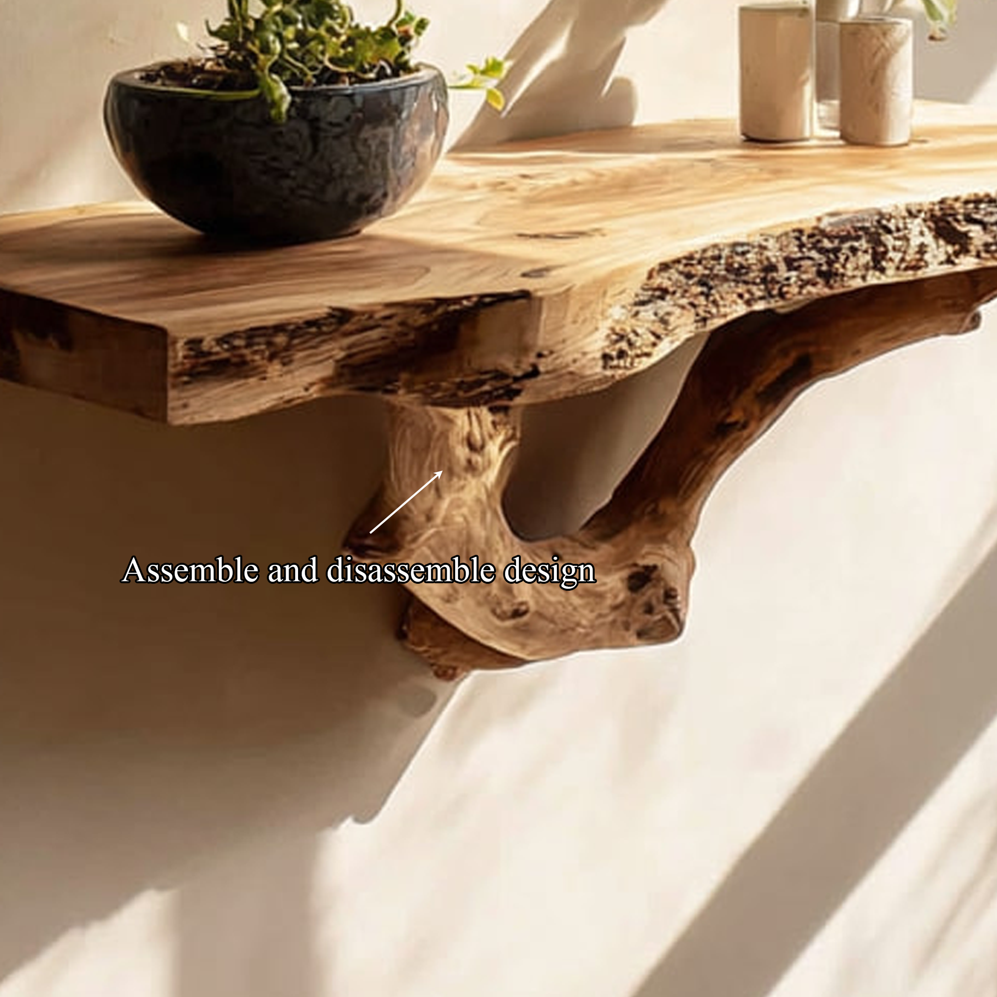 Rustic Floating Shelf Bedroom Or Office SINLKIFL122