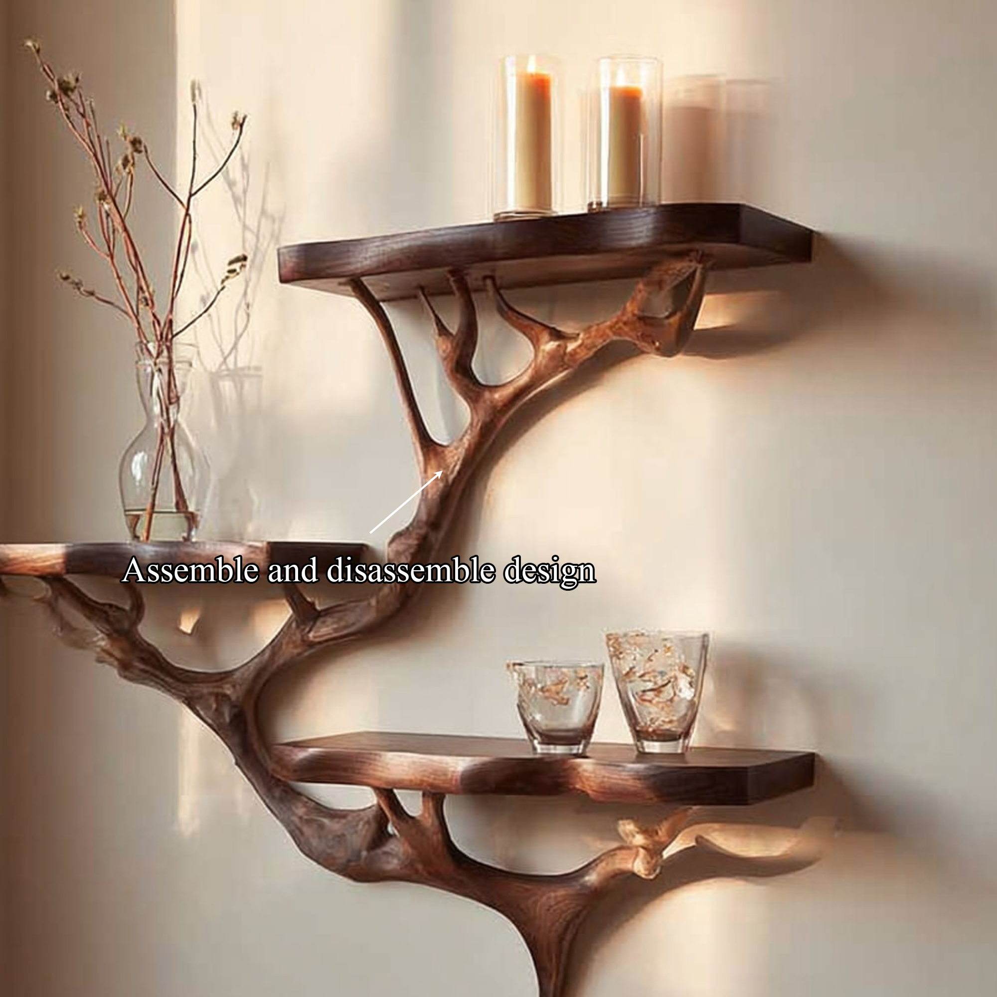 Rustic Floating Shelf Bedroom Or Living Room SINLKIFL118