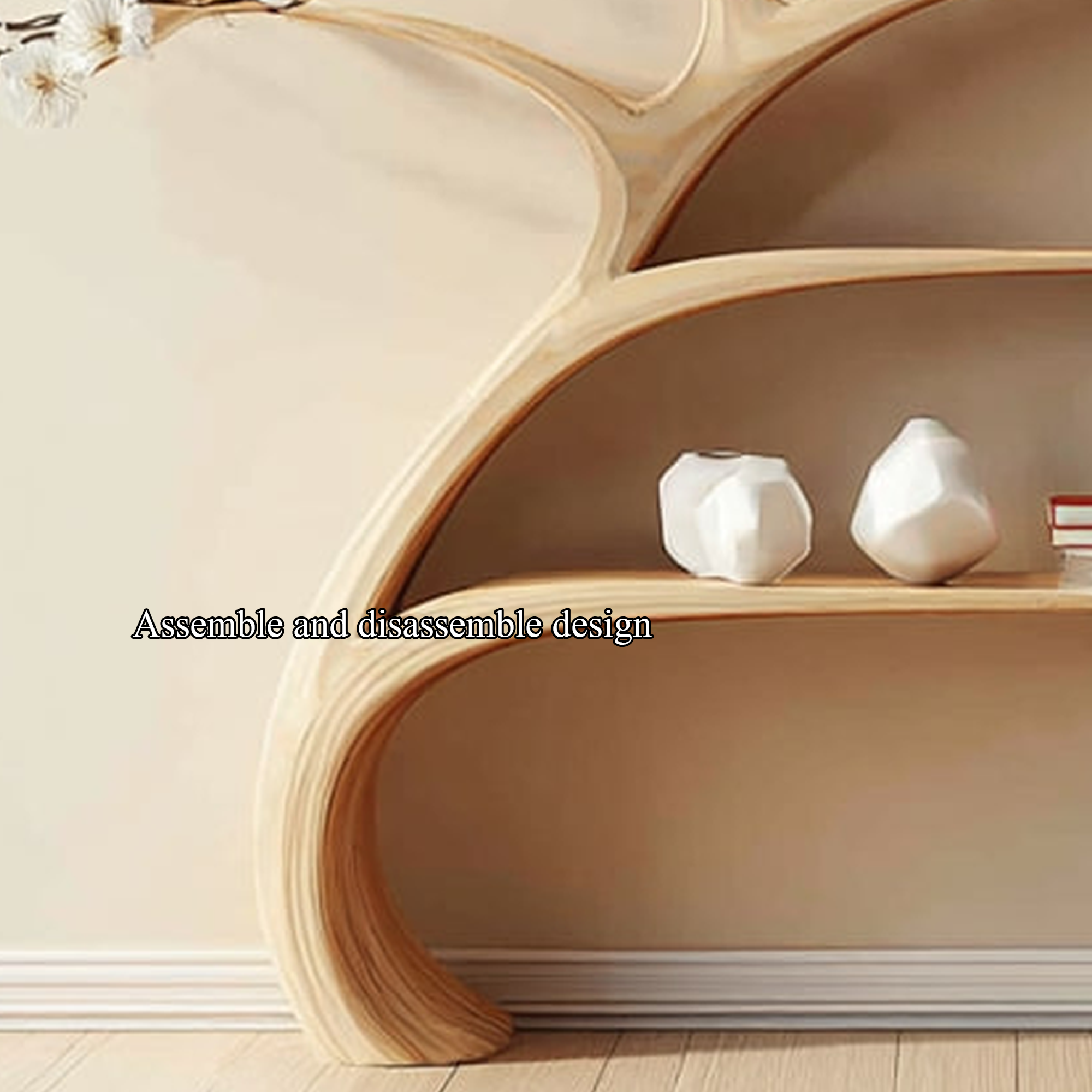 Rustic Tree Bookshelf Home Office Bedroom SINLKITB269