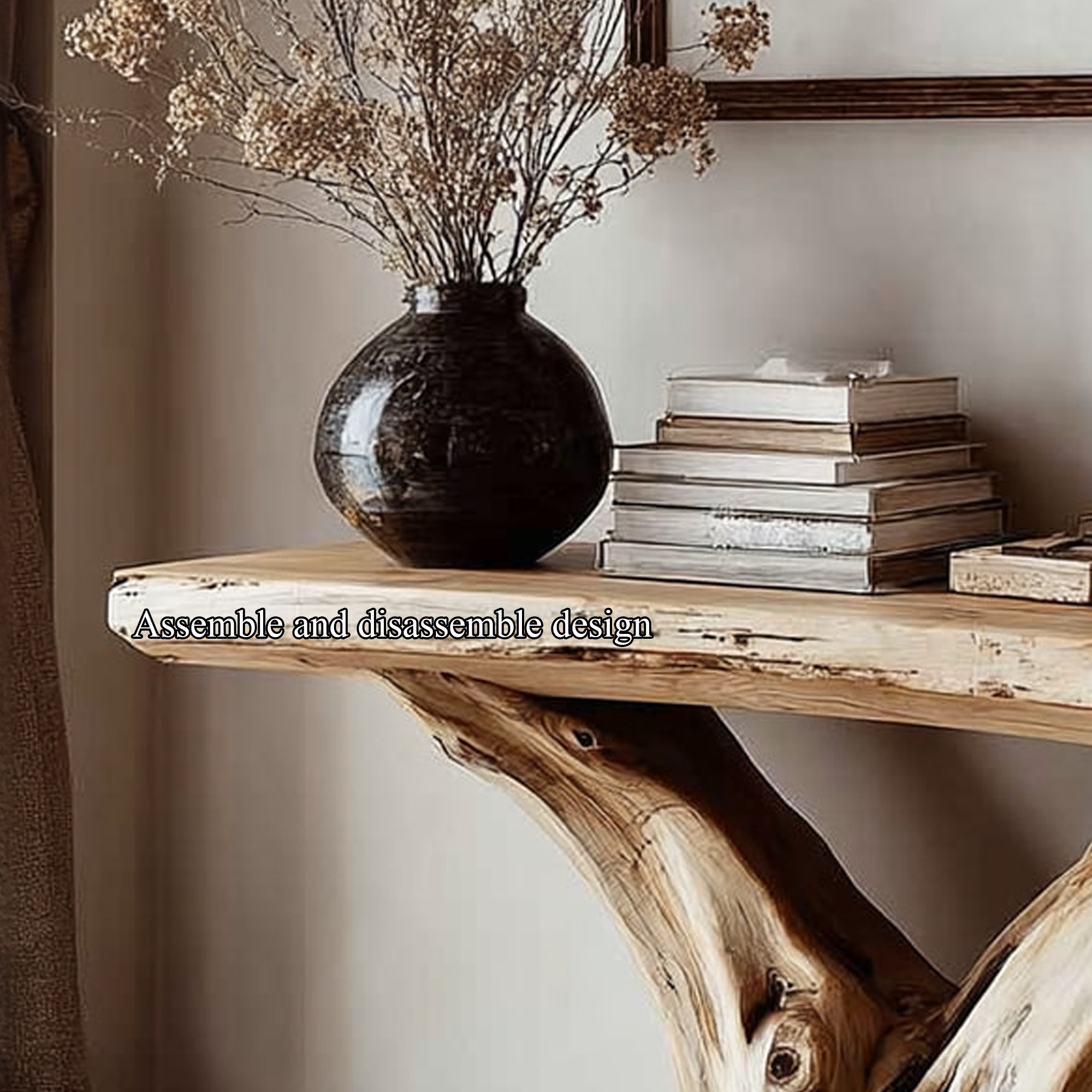Rustic Console Table Living Room And Entryway Decor SINLKICS249