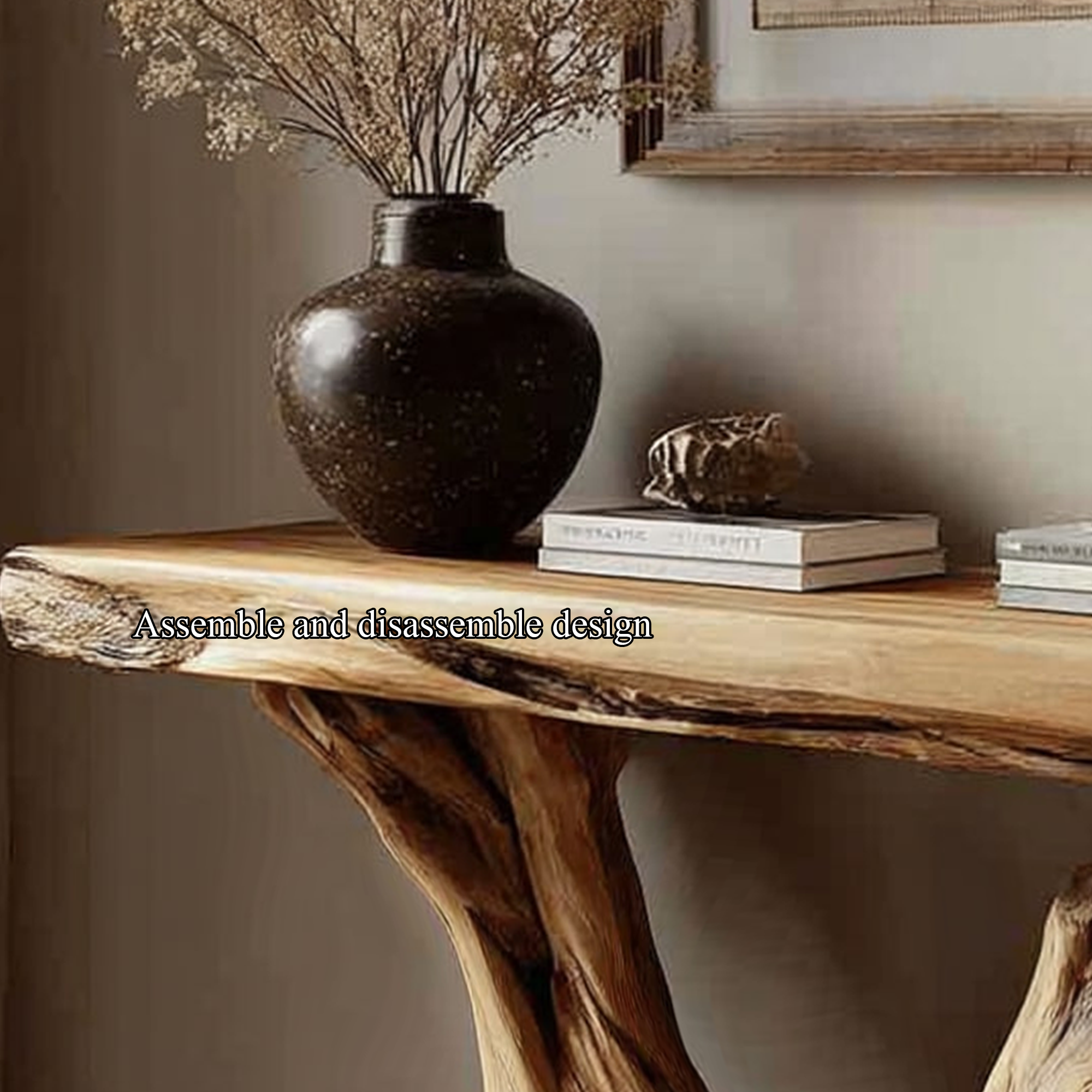 Rustic Console Table Hallway Or Entryway SINLKICS246