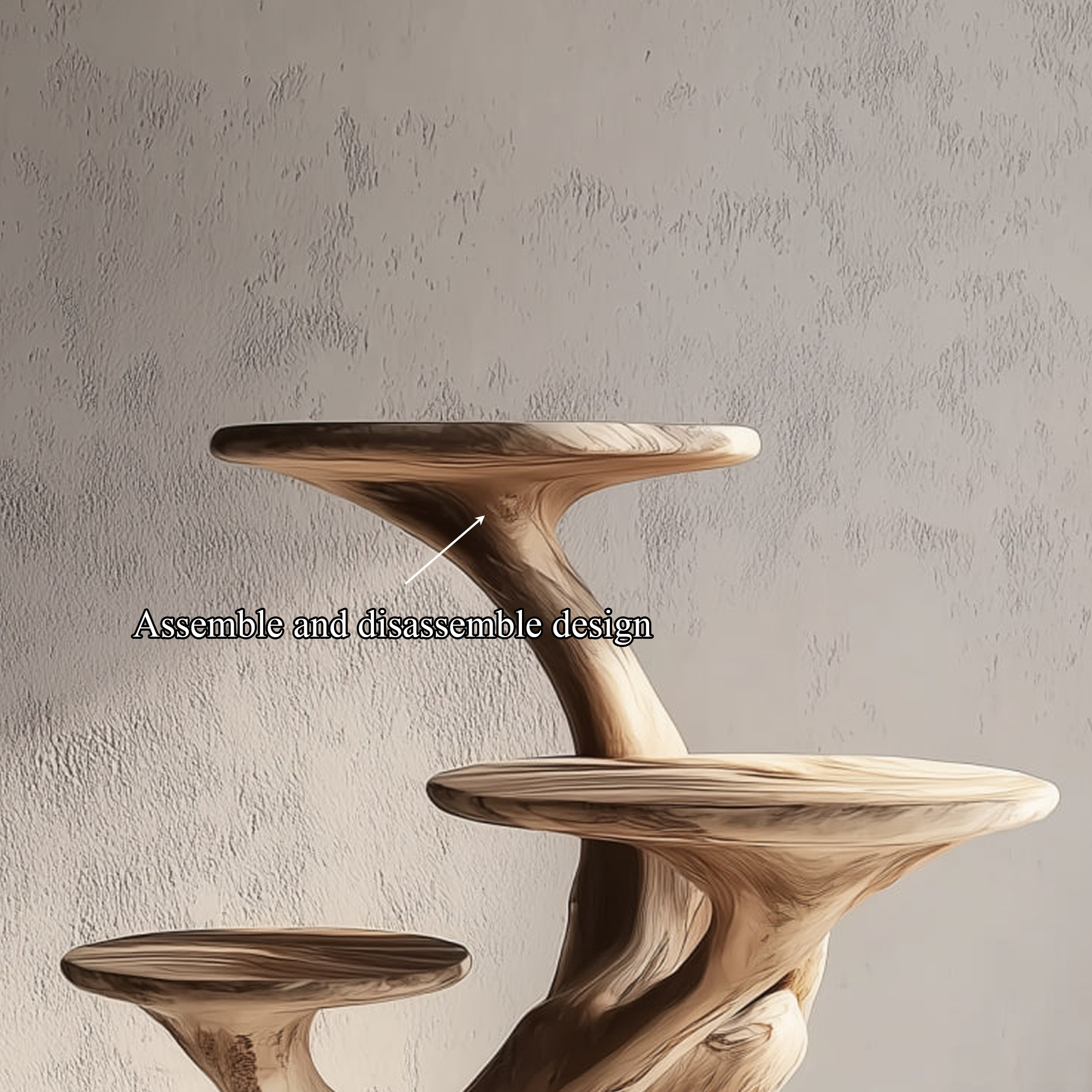 Rustic Side Table Reading Nook SINLKIBT112