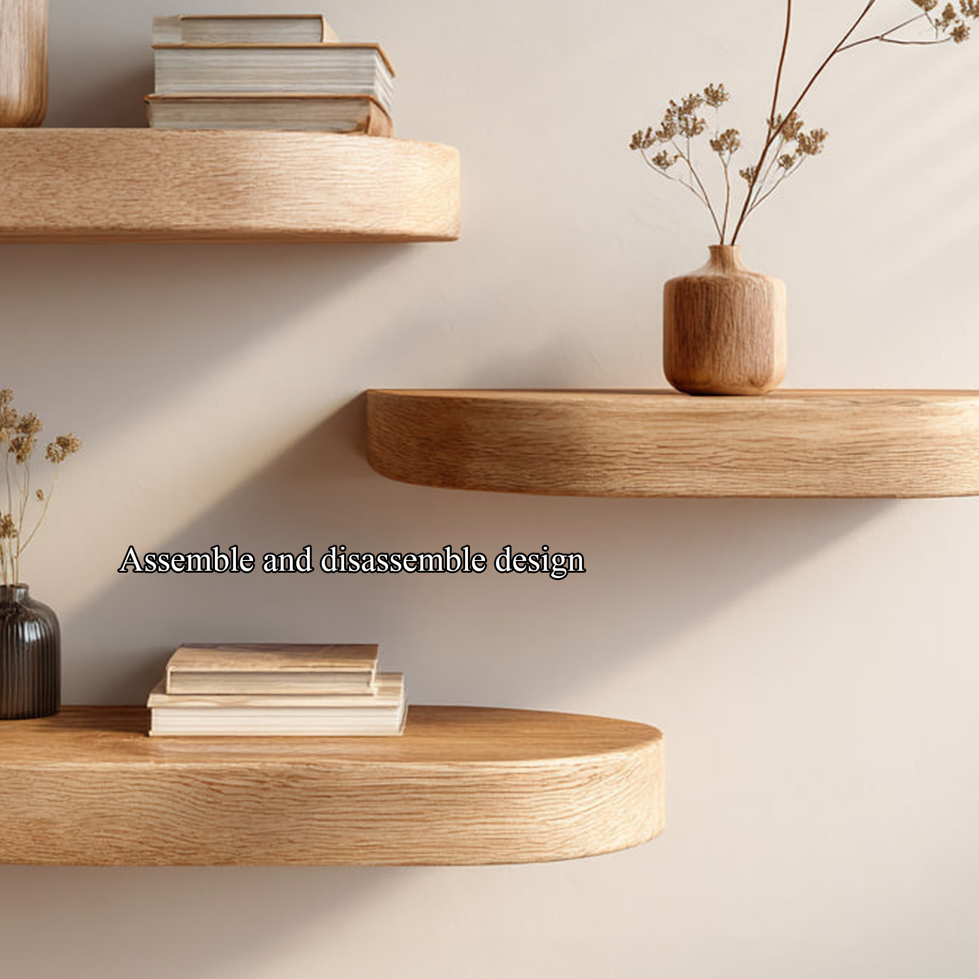 Mid Century Floating Shelf Entryway And Living Room SINLKIFL127